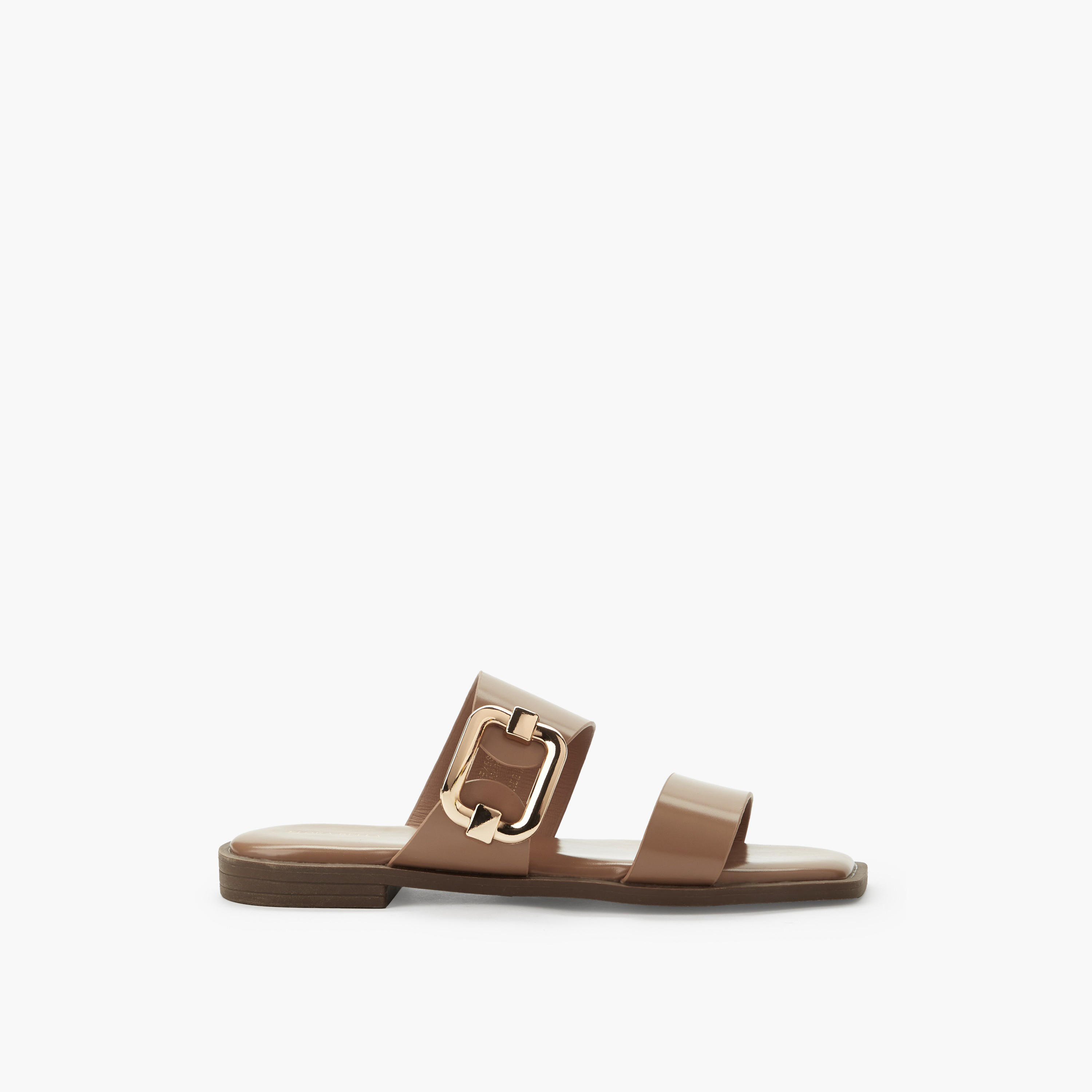 Flora Bella Women Buckle Detail Sandals-women-shoes-flats-sandals-image-3