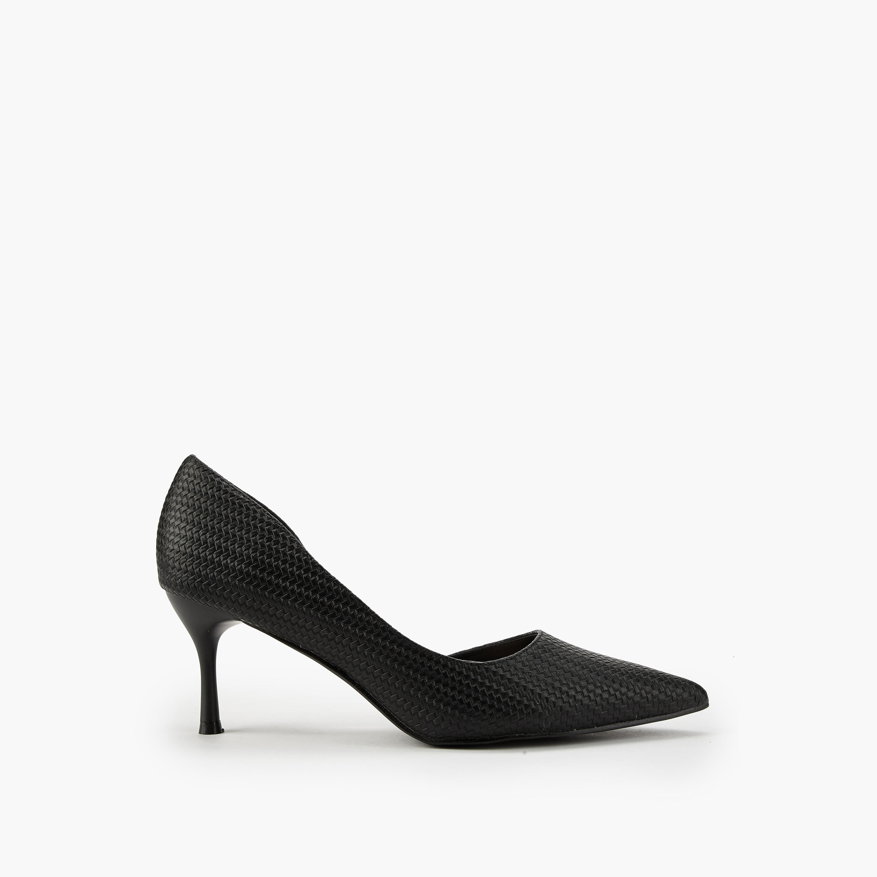 Flora Bella Textured D'Orsay Shoes with Stiletto Heels-women-shoes-heels-image-2