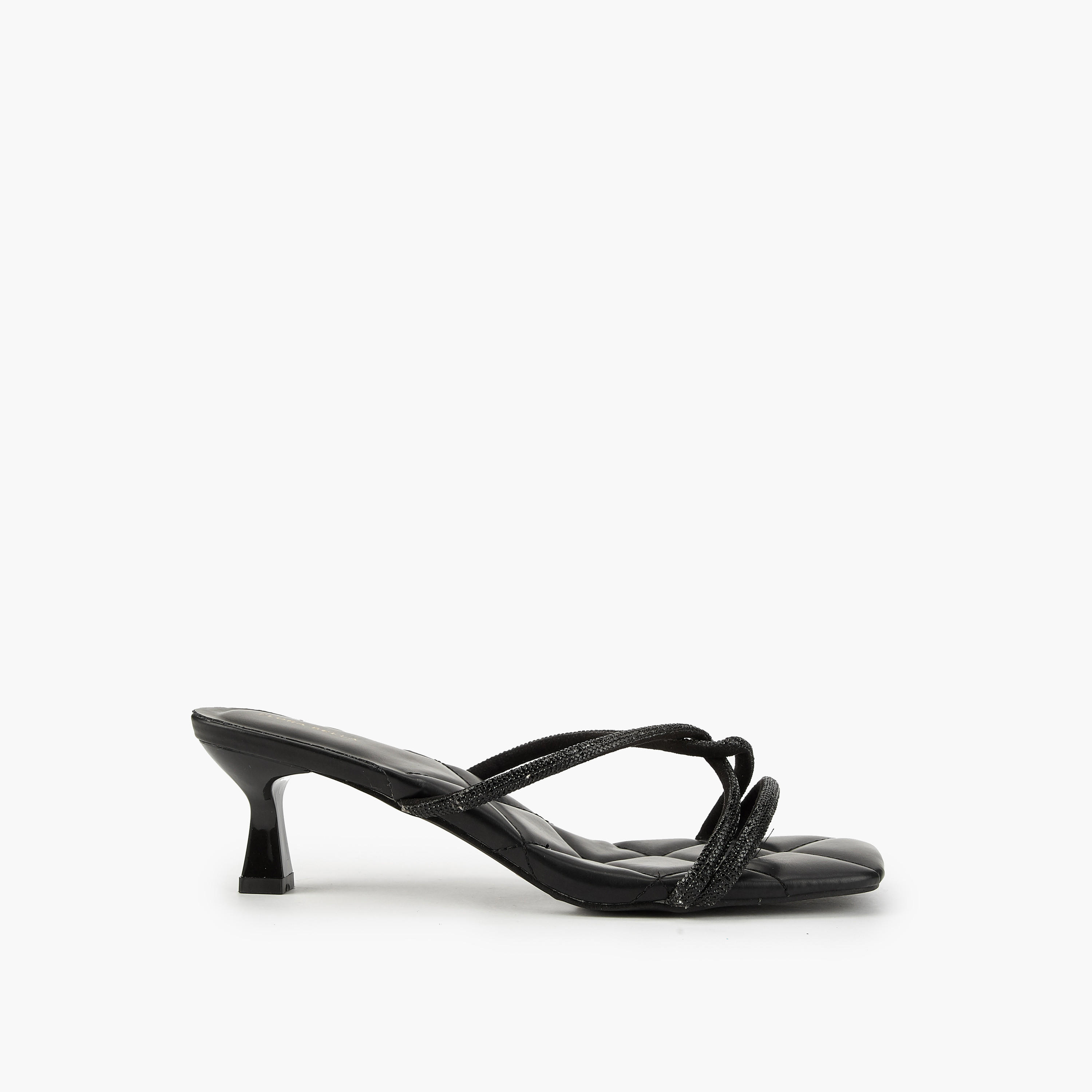 Flora Bella Embellished Strap Slip-On Sandals with Flared Heel-women-shoes-sandals-heeled-image-2