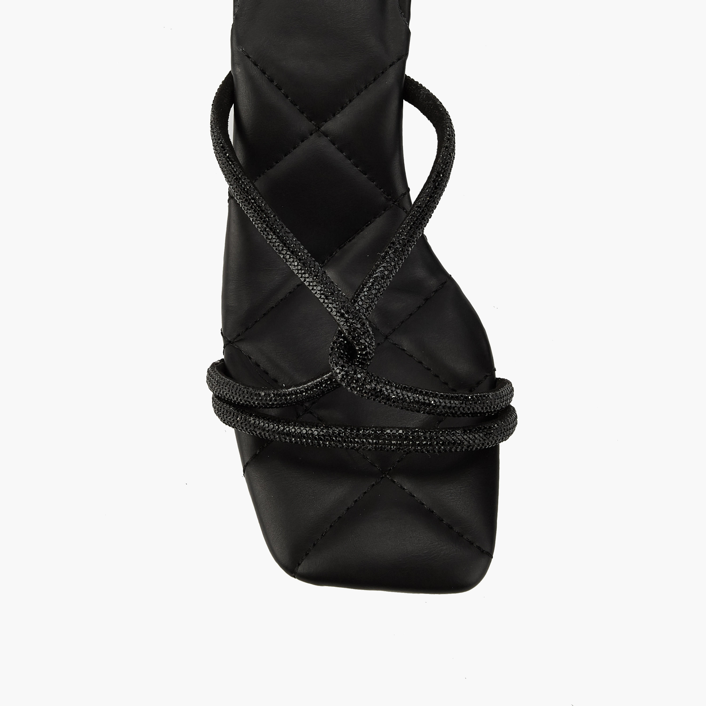 Flora Bella Embellished Strap Slip-On Sandals with Flared Heel-women-shoes-sandals-heeled-image-4