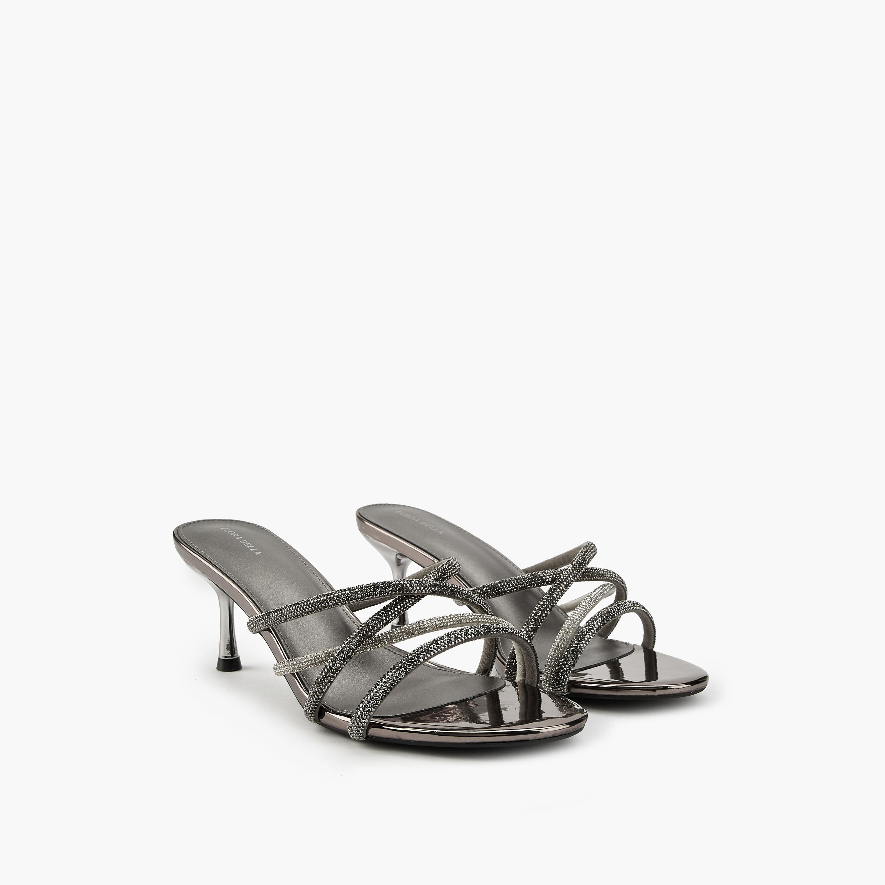 Flora Bella Embellished Slip-On Sandals with Stiletto Heels-women-shoes-sandals-heeled-image-1