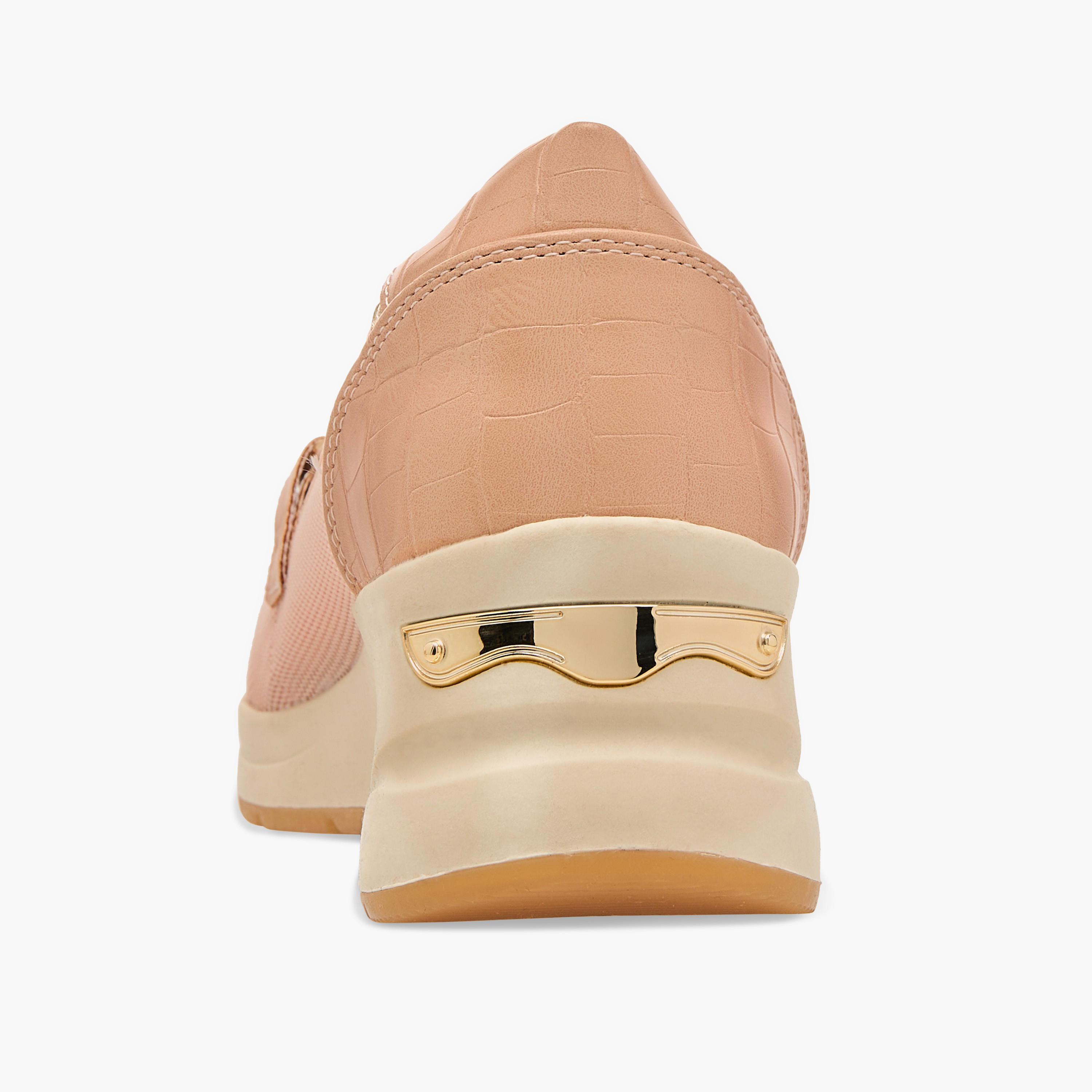 Paprika Panelled Slip-On Comfort Loafers with Metal Accent-women-shoes-loafersandmoccasins-image-5