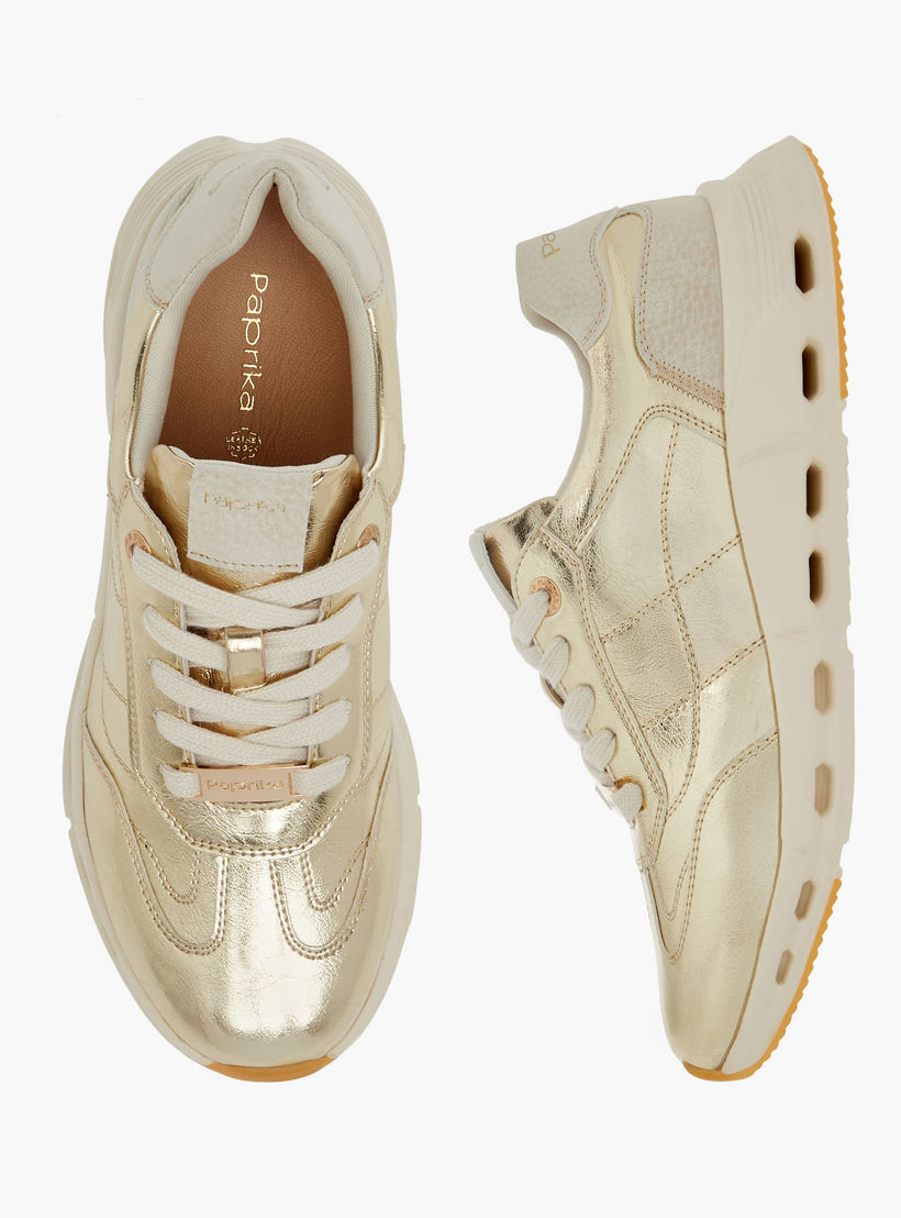 حذاء سنيكرز برباط إغلاق وشعار للبنات من بابريكا-women-shoes-sneakers-image-1