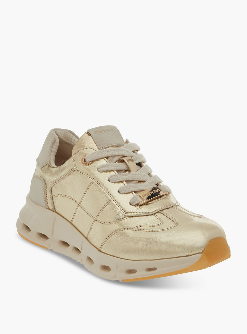 حذاء سنيكرز برباط إغلاق وشعار للبنات من بابريكا-women-shoes-sneakers-image-2