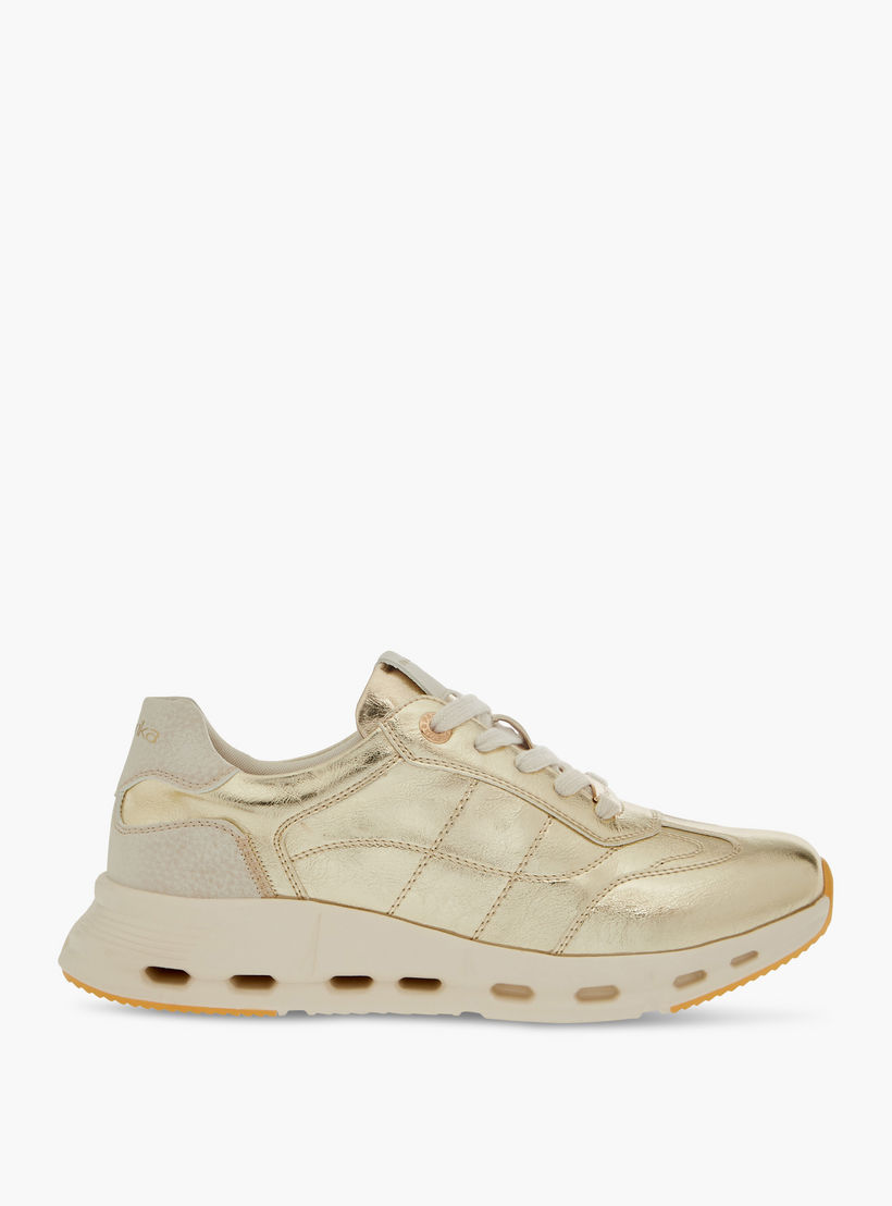 حذاء سنيكرز برباط إغلاق وشعار للبنات من بابريكا-women-shoes-sneakers-image-3