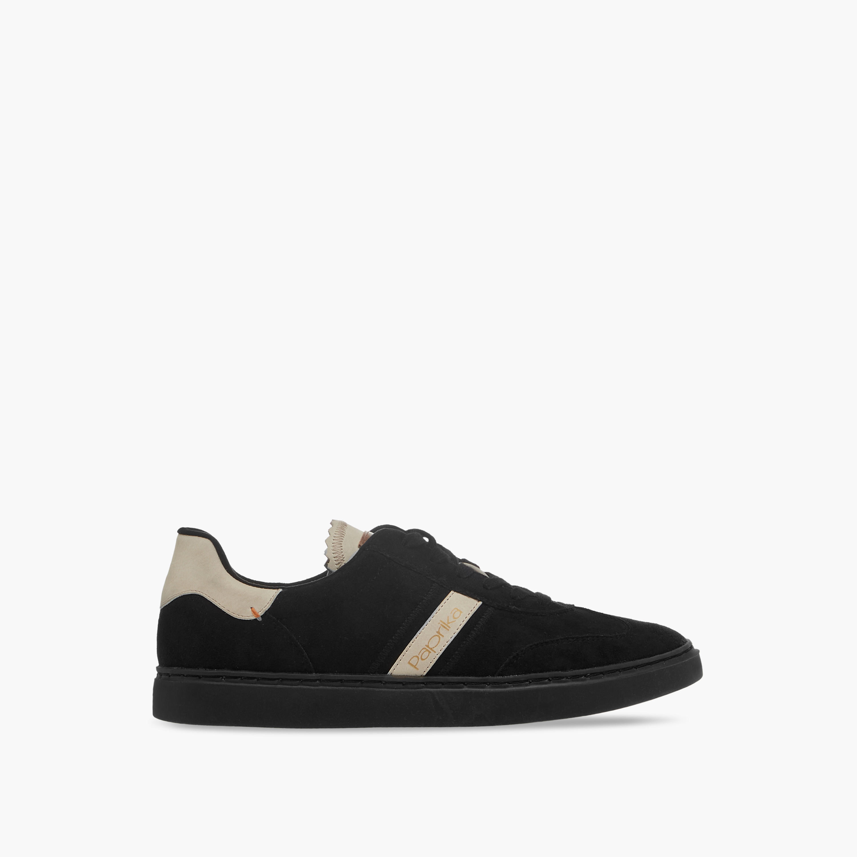 Paprika Panelled Ankle Sneakers with Lace-Up Closure-women-shoes-sneakers-image-3
