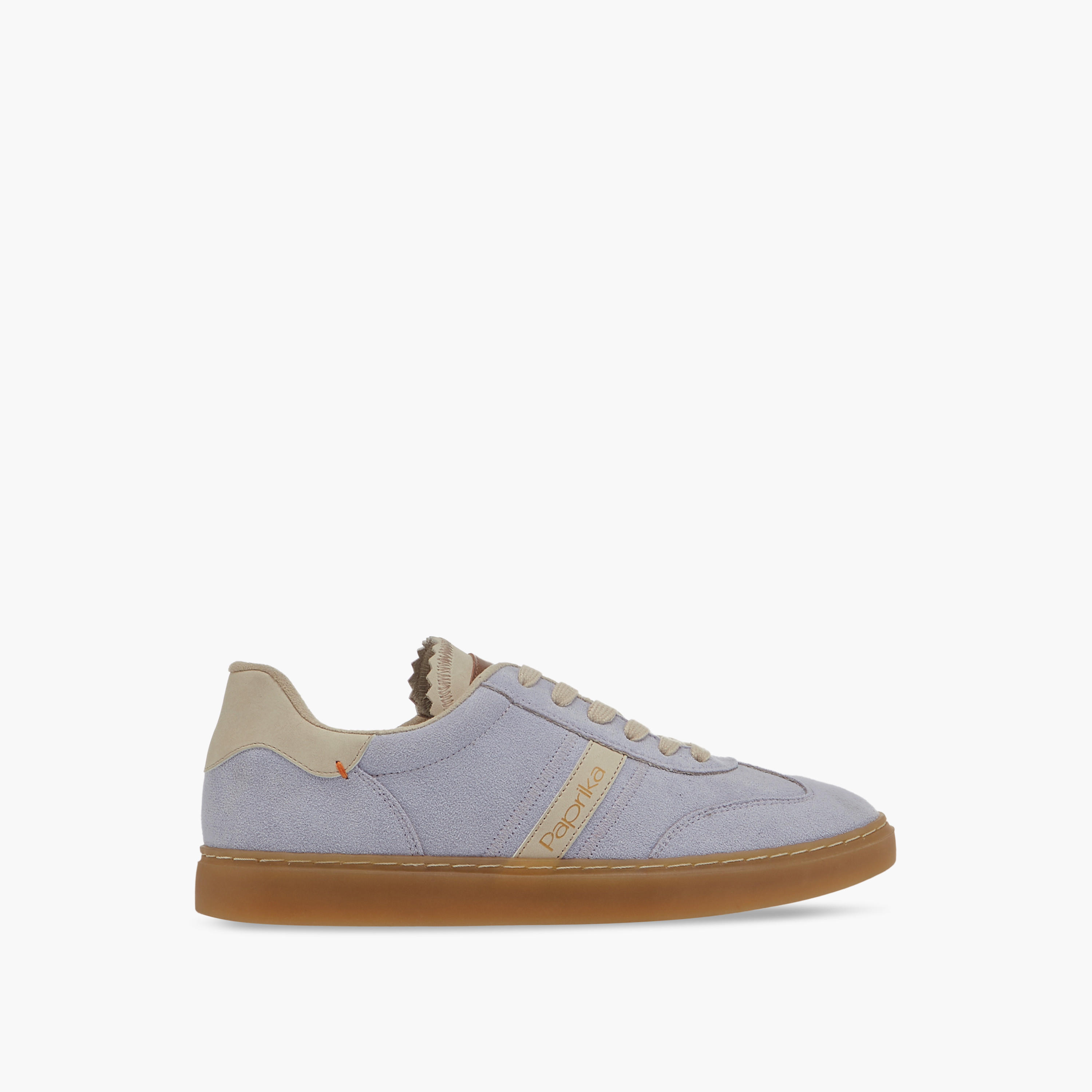 Paprika Panelled Ankle Sneakers with Lace-Up Closure-women-shoes-sneakers-image-3
