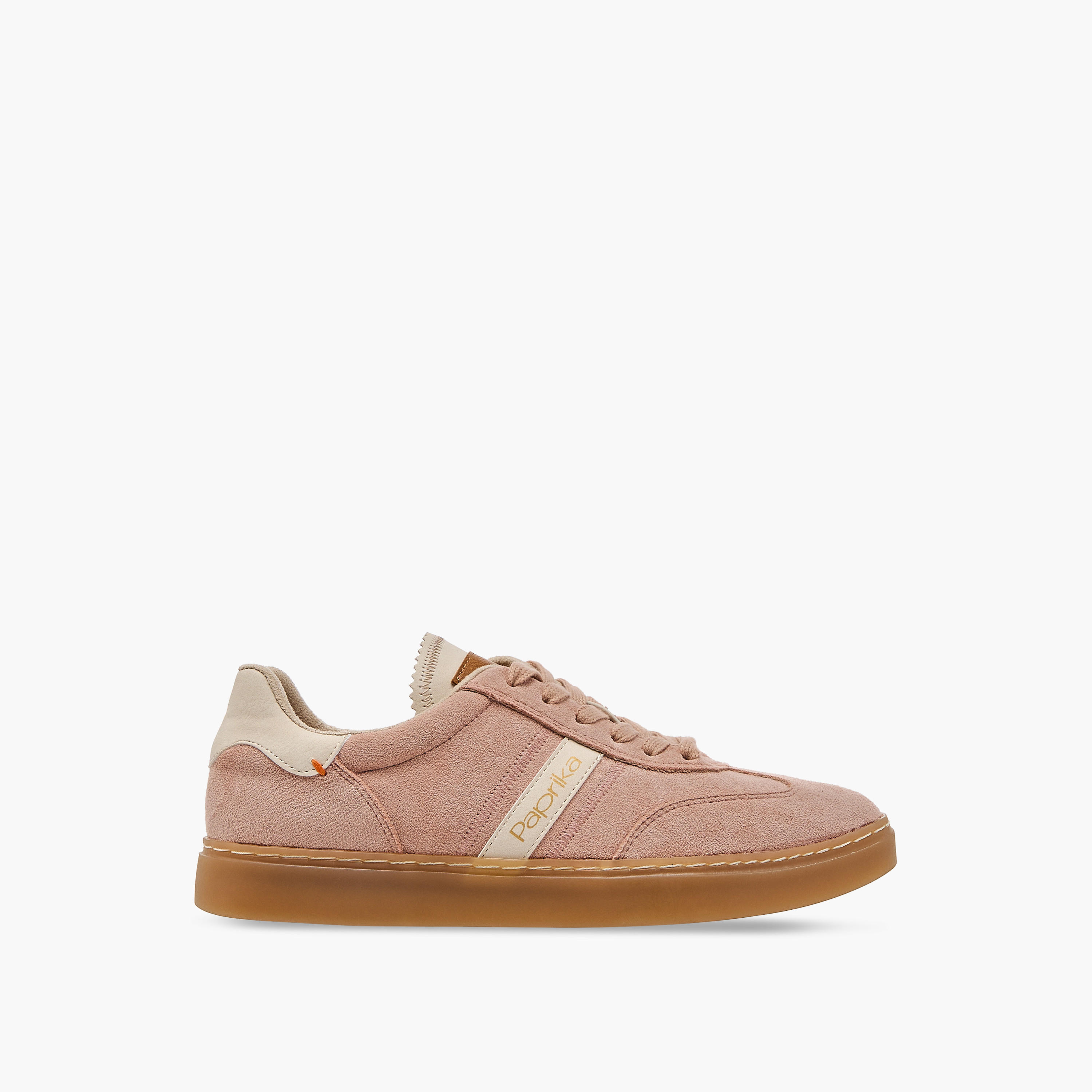 Paprika Panelled Ankle Sneakers with Lace-Up Closure-women-shoes-sneakers-image-3