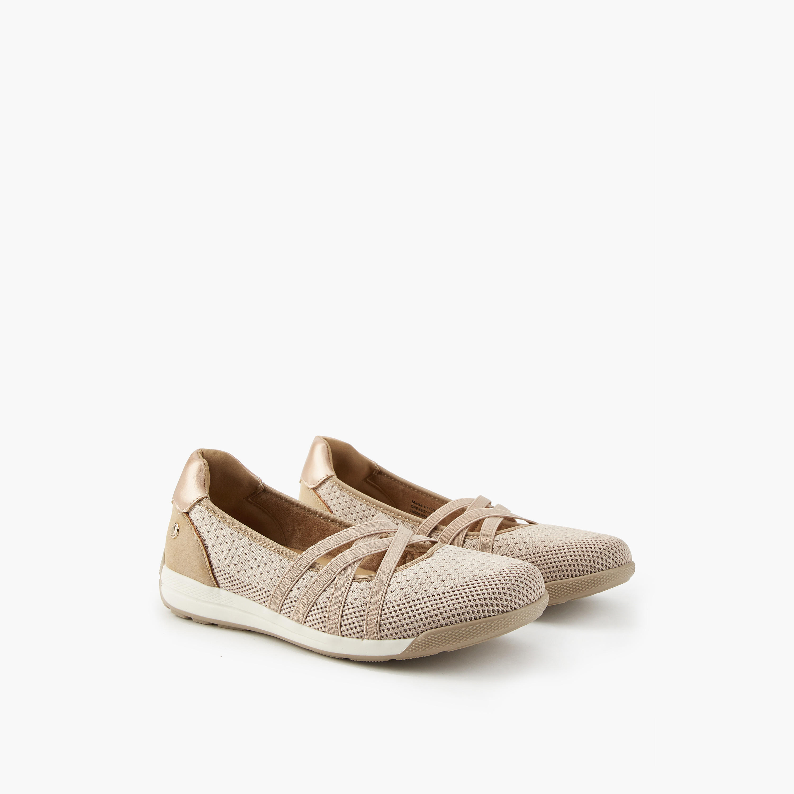 حذاء باليرينا سهل الارتداء بحزام متقاطع من بابريكا-women-shoes-ballerinas-image-1