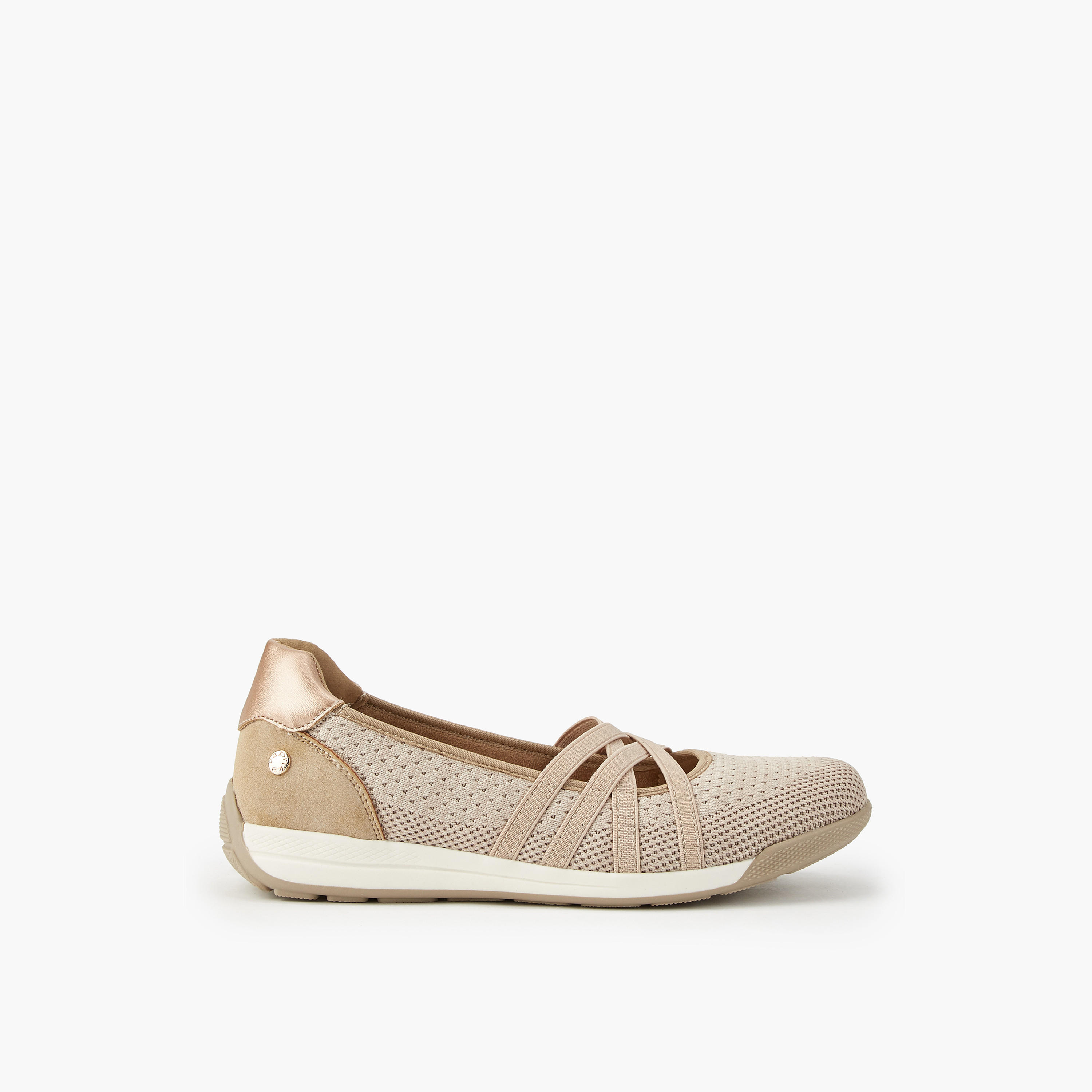 حذاء باليرينا سهل الارتداء بحزام متقاطع من بابريكا-women-shoes-ballerinas-image-3