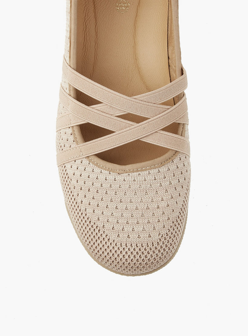 حذاء باليرينا سهل الارتداء بحزام متقاطع من بابريكا-women-shoes-ballerinas-image-4