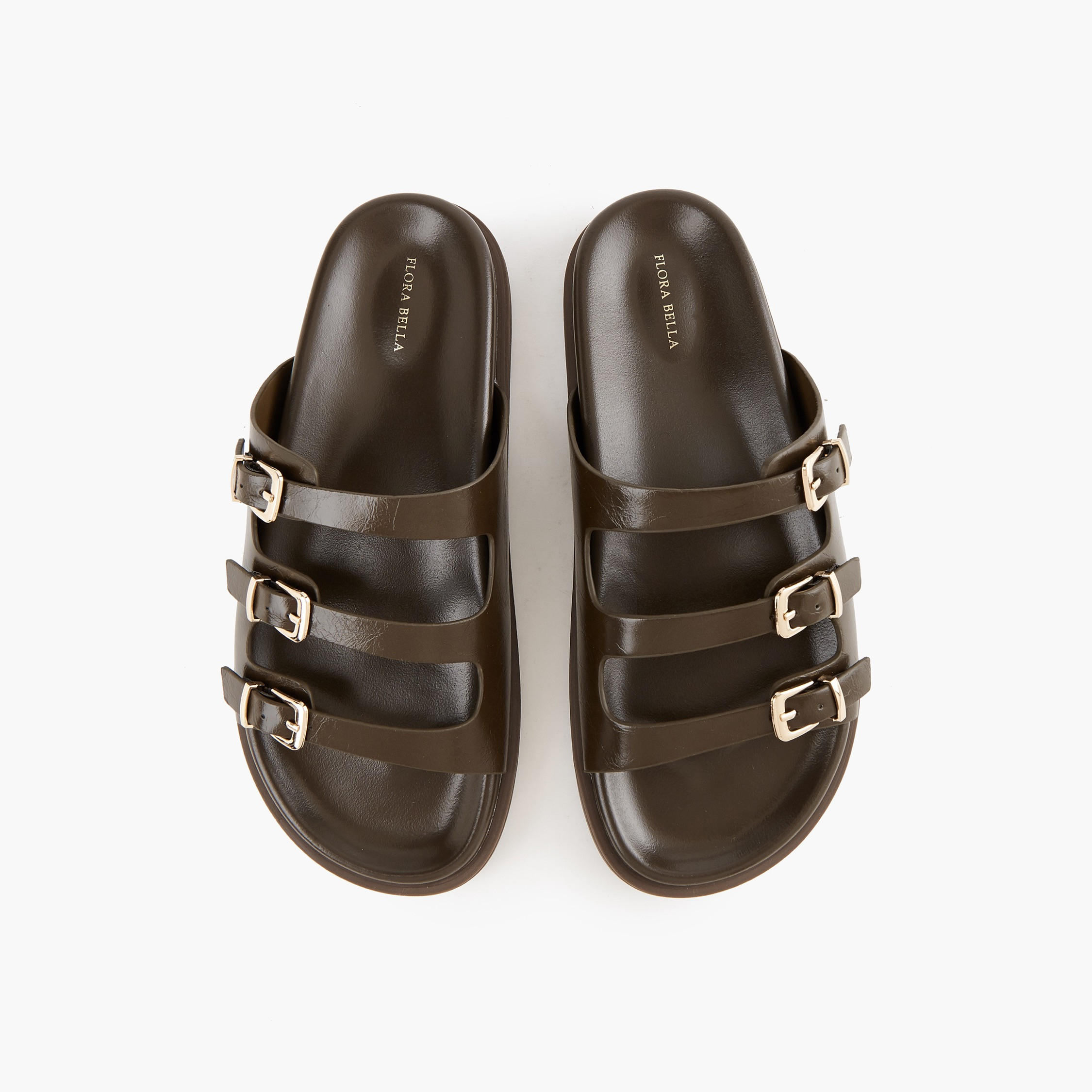 Flora Bella Buckle Accent Slip-On Sandals-women-shoes-flats-sandals-image-1
