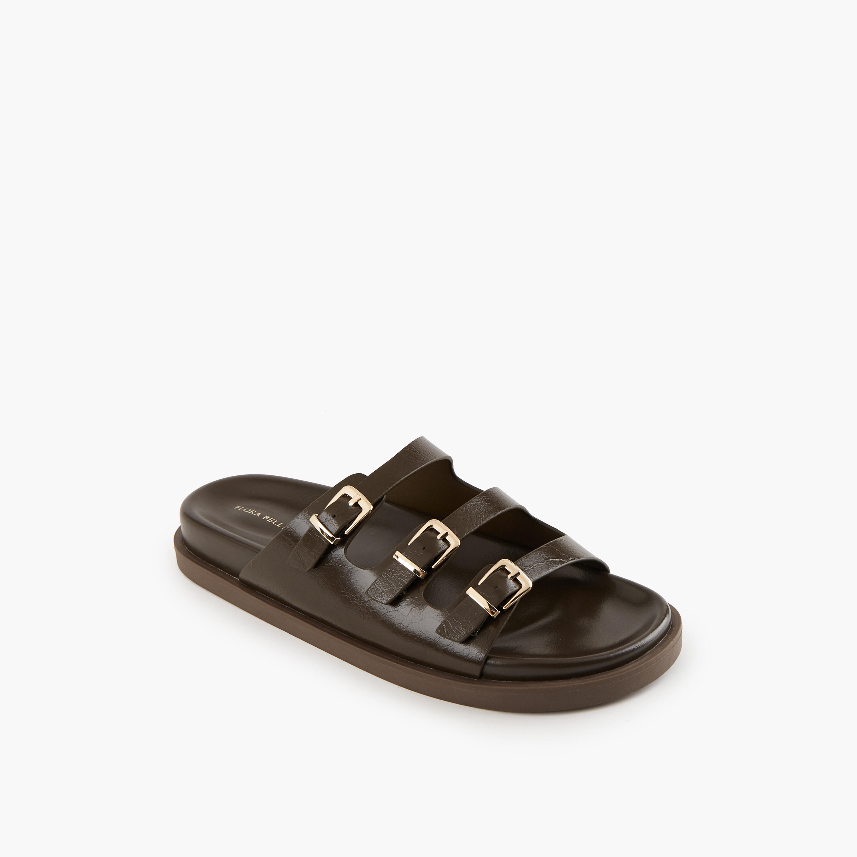 Flora Bella Buckle Accent Slip-On Sandals-women-shoes-flats-sandals-image-2