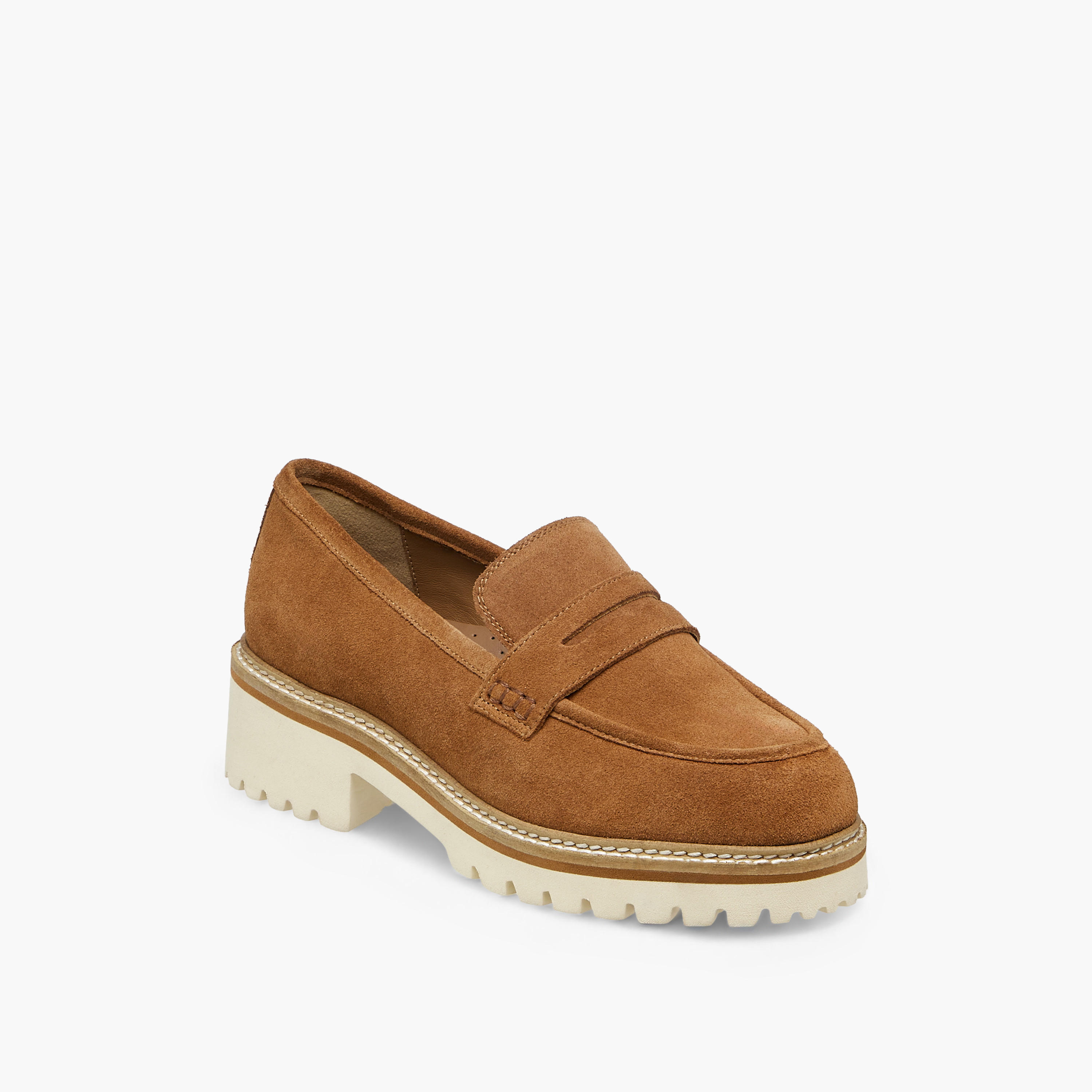 لوفر سادة جلد سويدي بكعب سميك من بابريكا-women-shoes-loafersandmoccasins-image-2