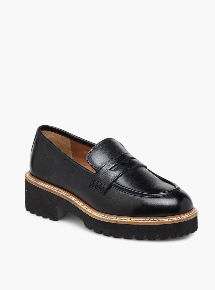 Paprika Stitch Detail Slip-On Loafers-women-shoes-loafersandmoccasins-image-2