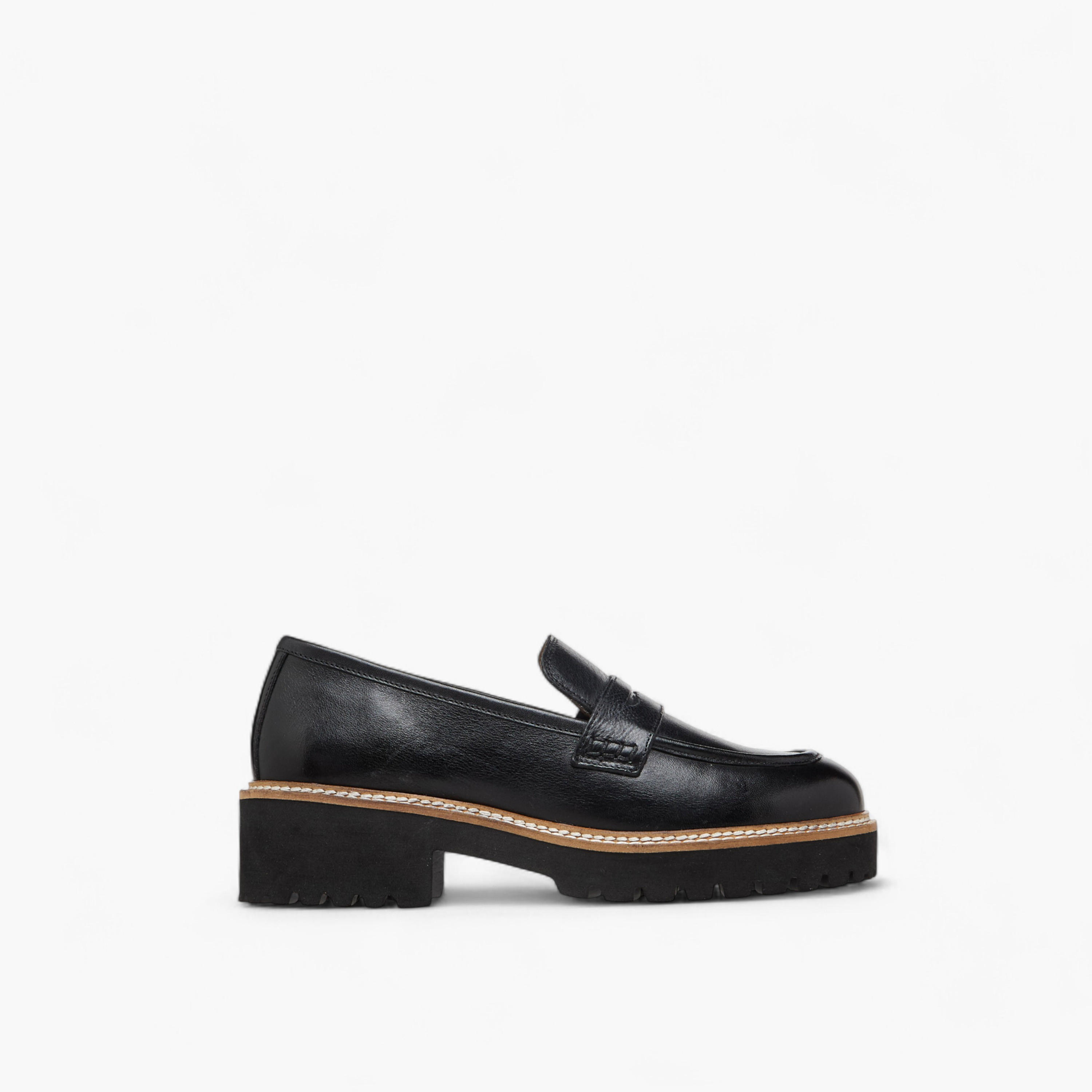 Paprika Stitch Detail Slip-On Loafers-women-shoes-loafersandmoccasins-image-3