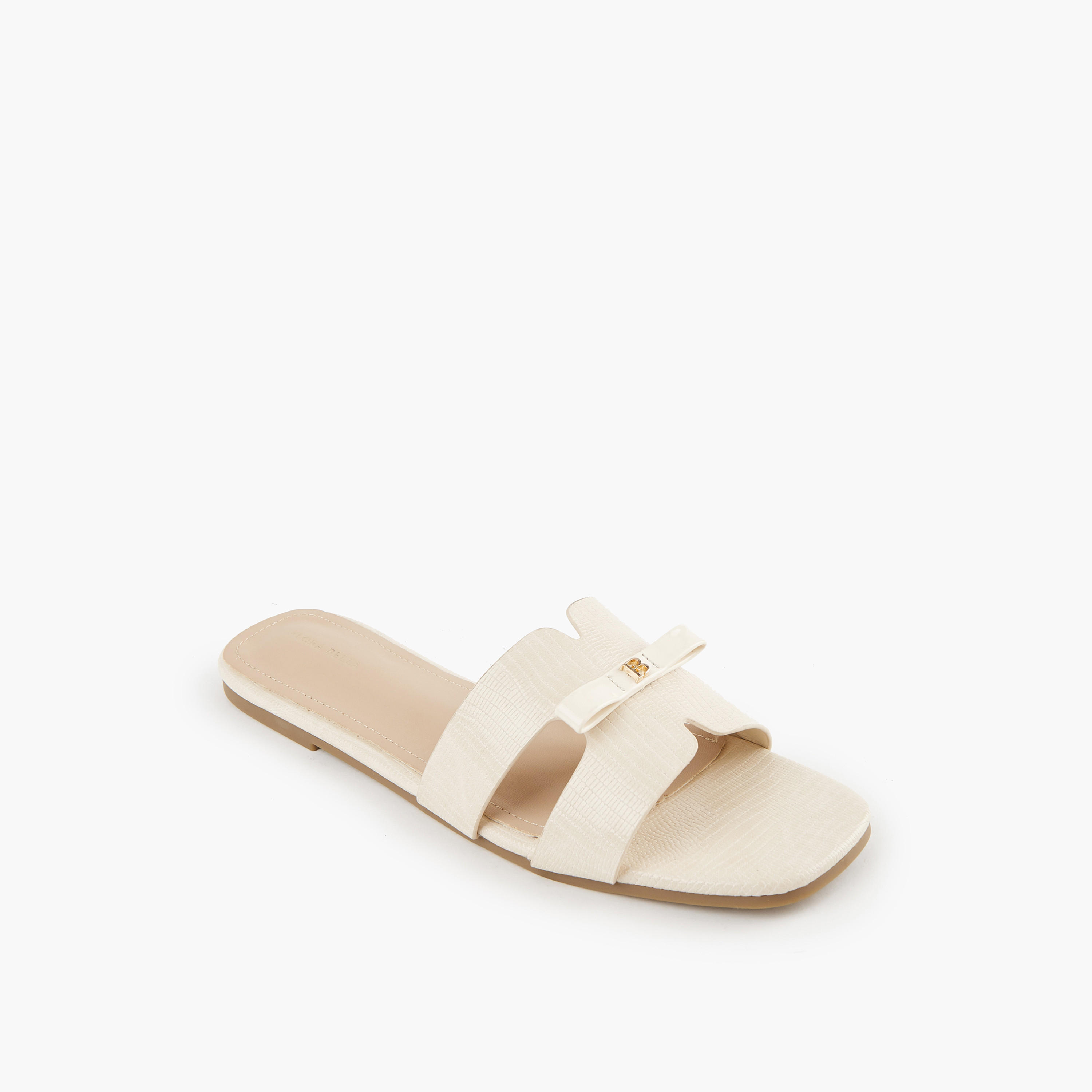 Flora Bella Bow Accent Slip-On Flat Sandals-women-shoes-flats-sandals-image-2