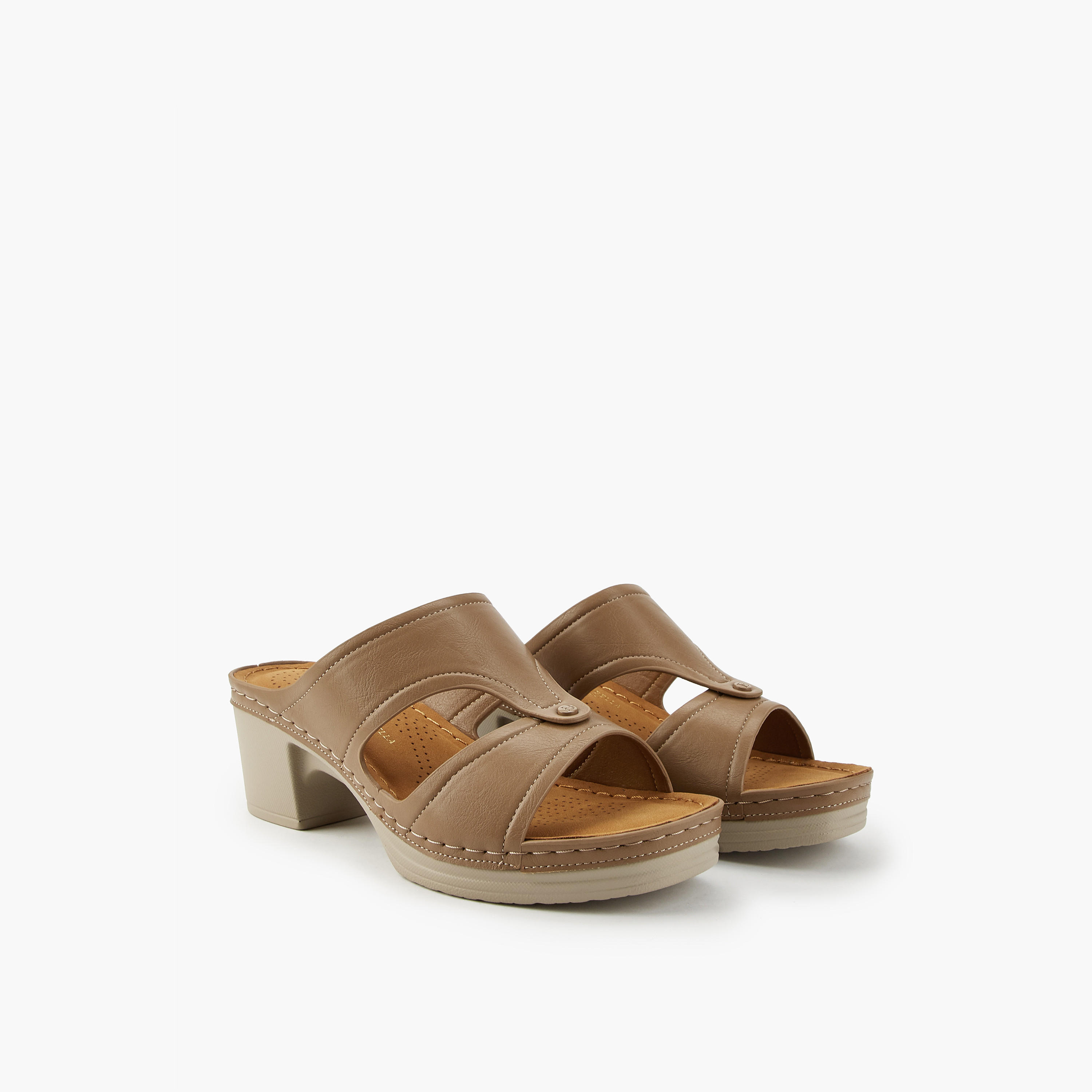 Flora Bella Solid Slip-On Sandals with Block Heels-women-shoes-sandals-heeled-image-1