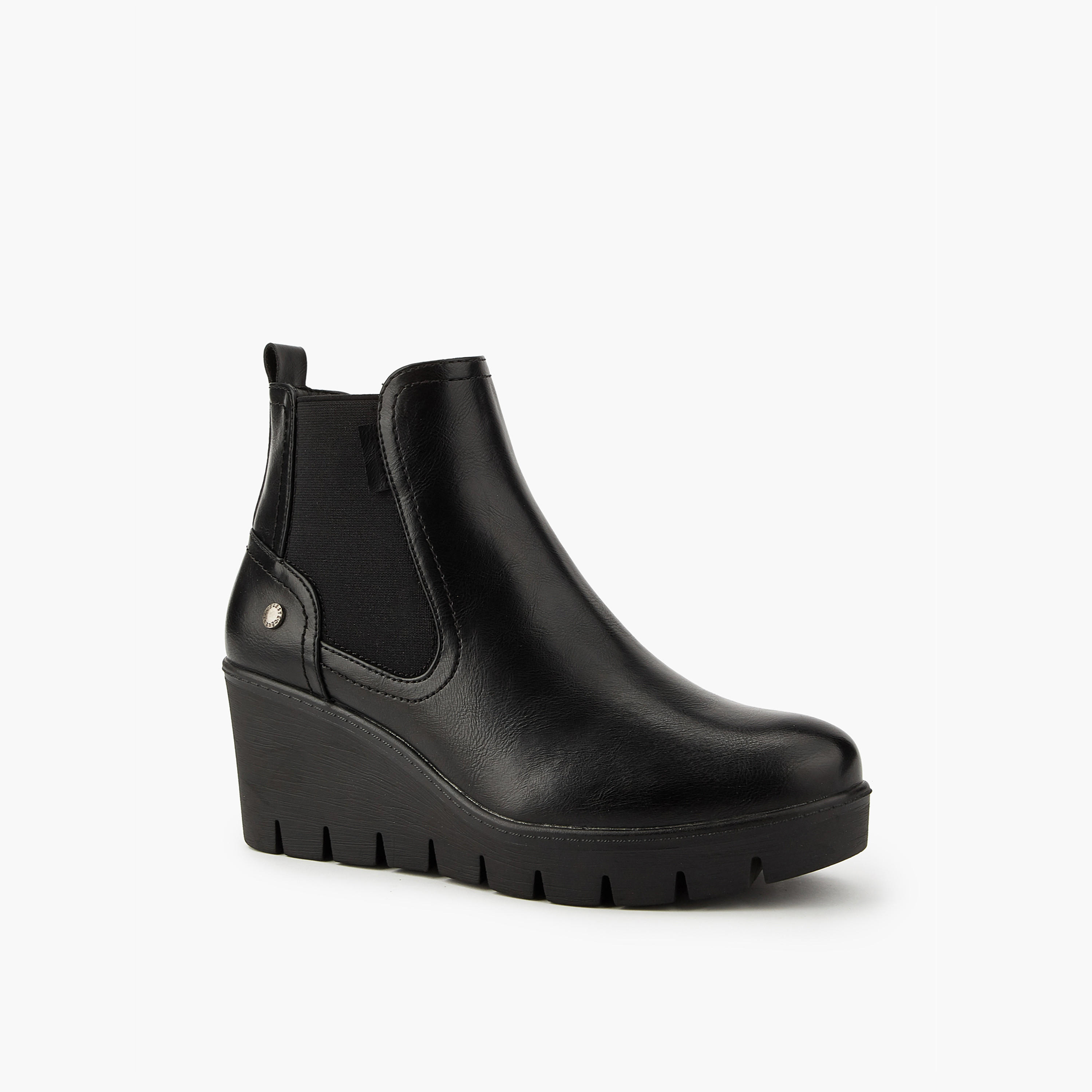 بوت طول الكاحل بكعب ويدج للنساء من سيليست-women-shoes-boots-image-4