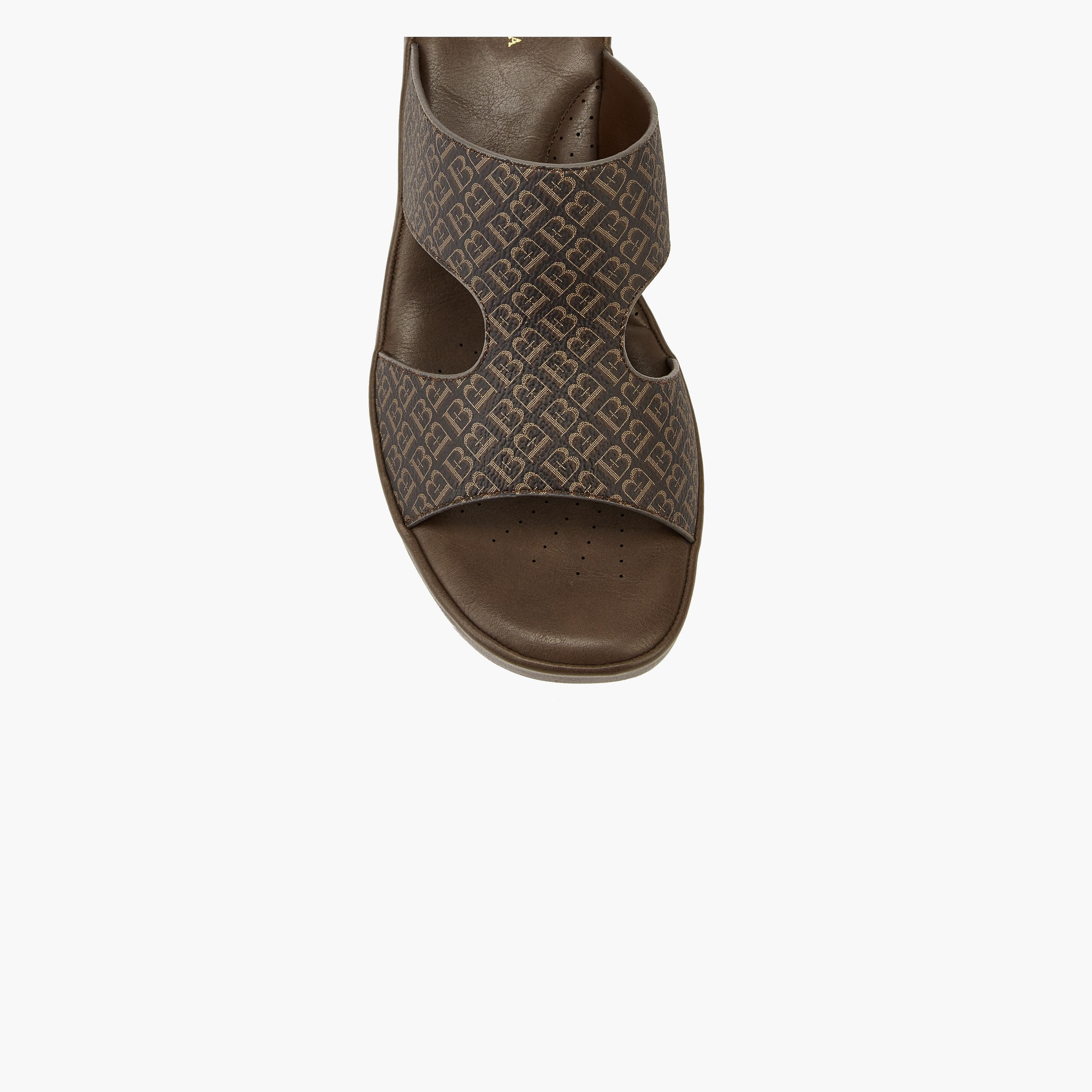 صندل بكعب سميك وطبعات مونوجرام من فلورا بيلا-women-shoes-sandals-heeled-image-3