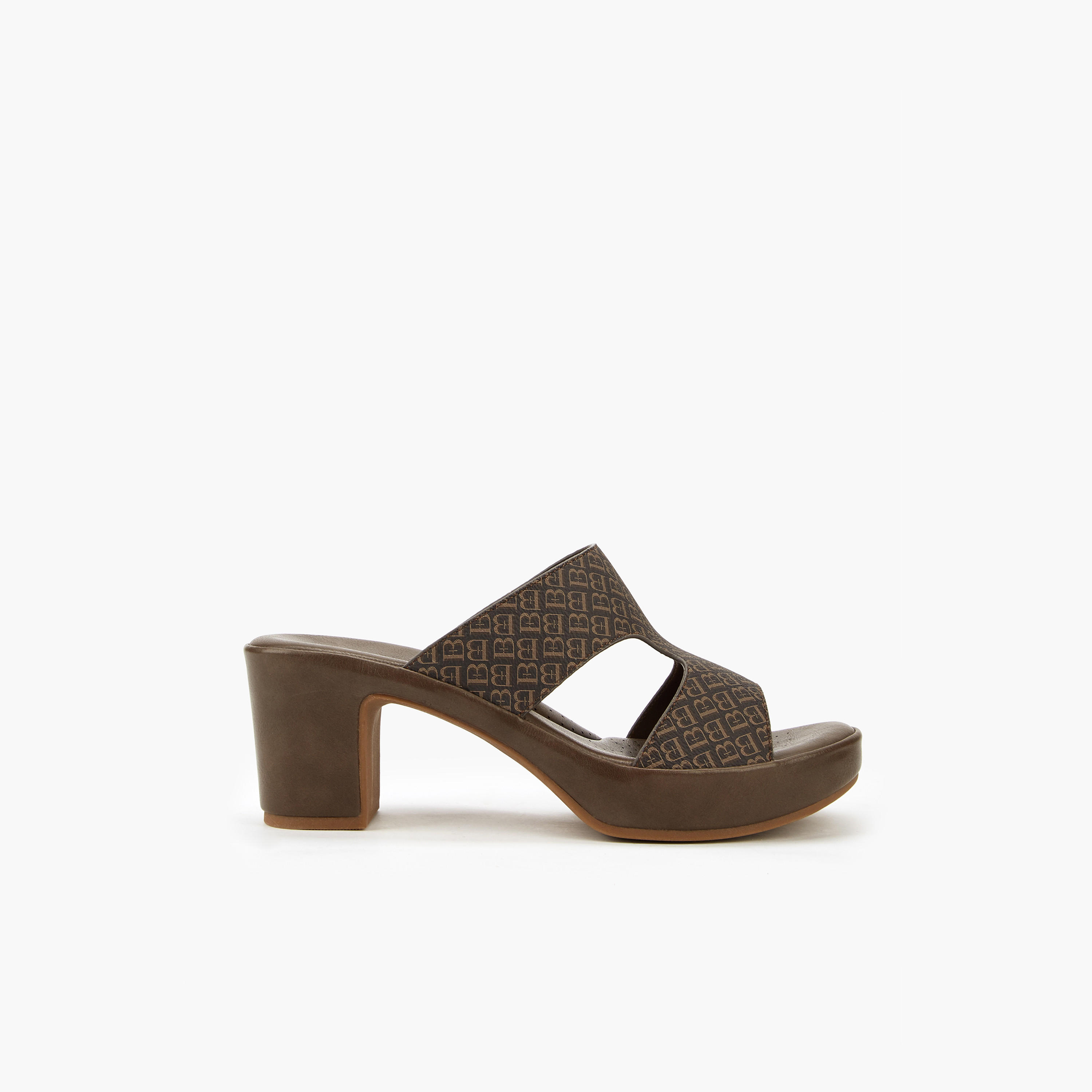 صندل بكعب سميك وطبعات مونوجرام من فلورا بيلا-women-shoes-sandals-heeled-image-5