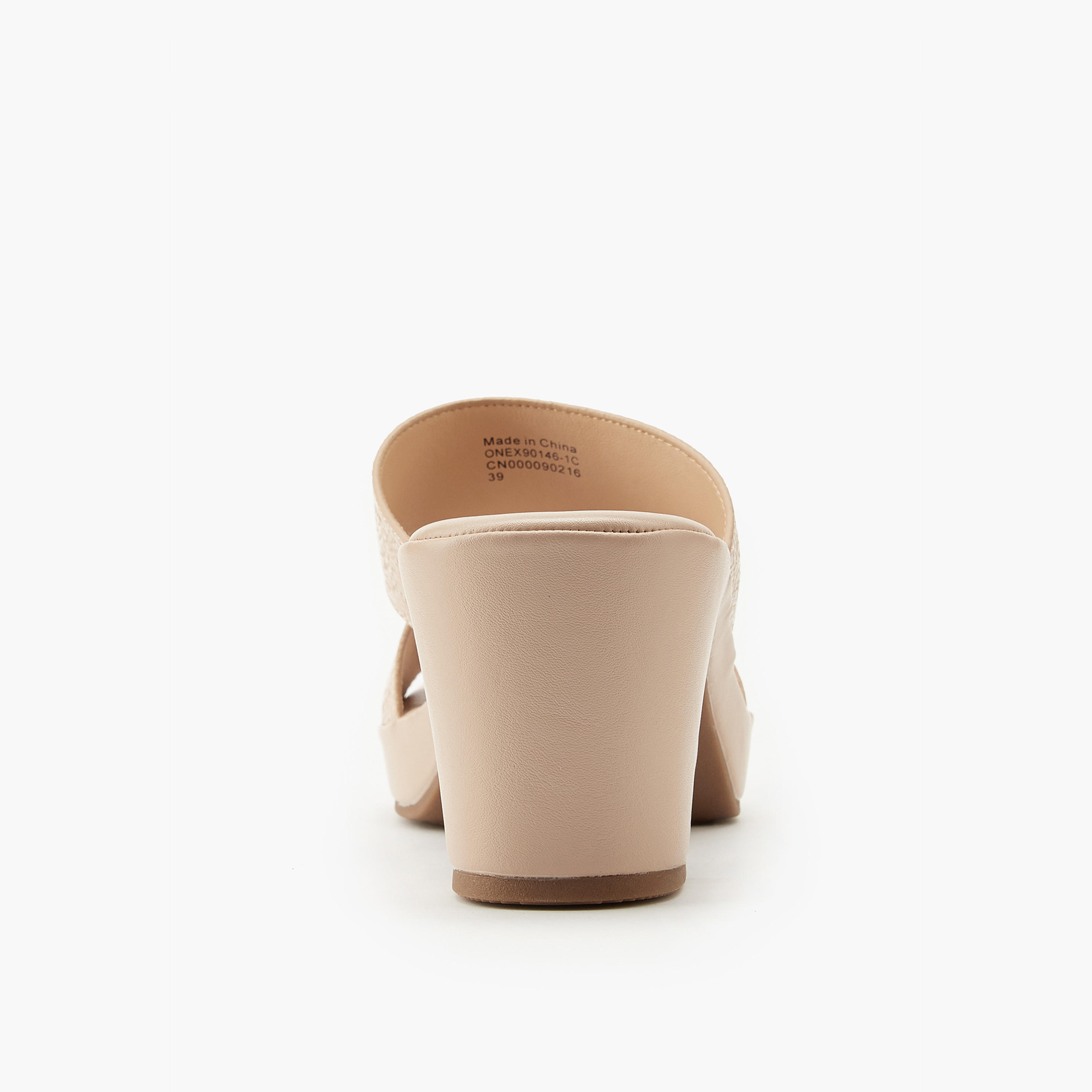 Flora Bella Textured Slip-On Sandals with Block Heels-women-shoes-sandals-heeled-image-5
