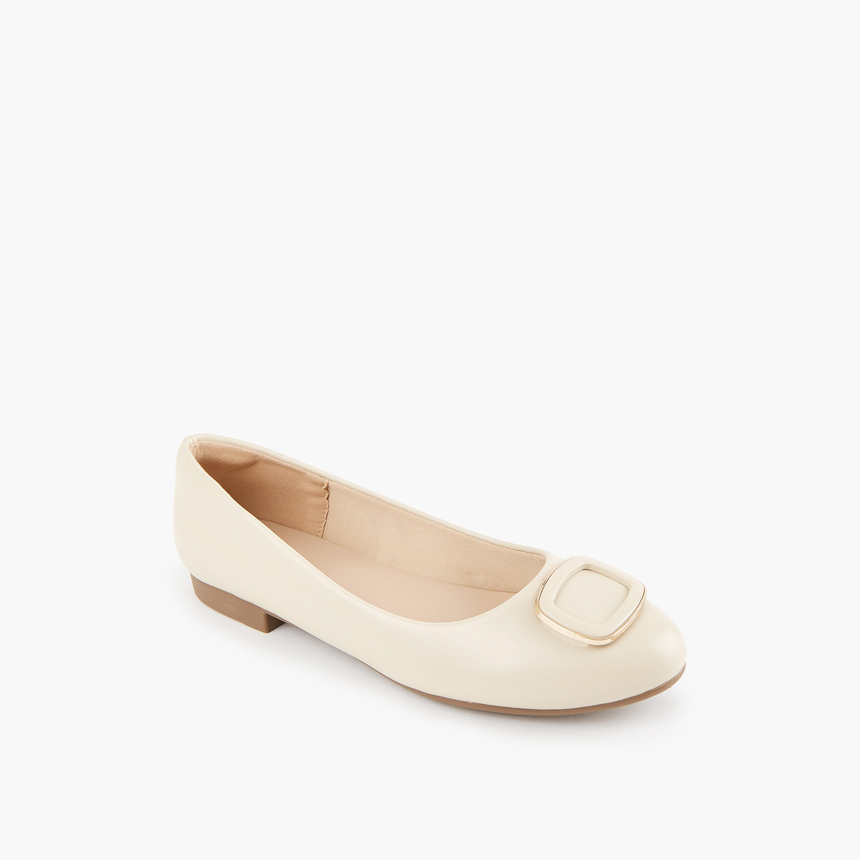 Flora Bella Solid Slip-On Ballerina Shoes-women-shoes-ballerinas-image-2