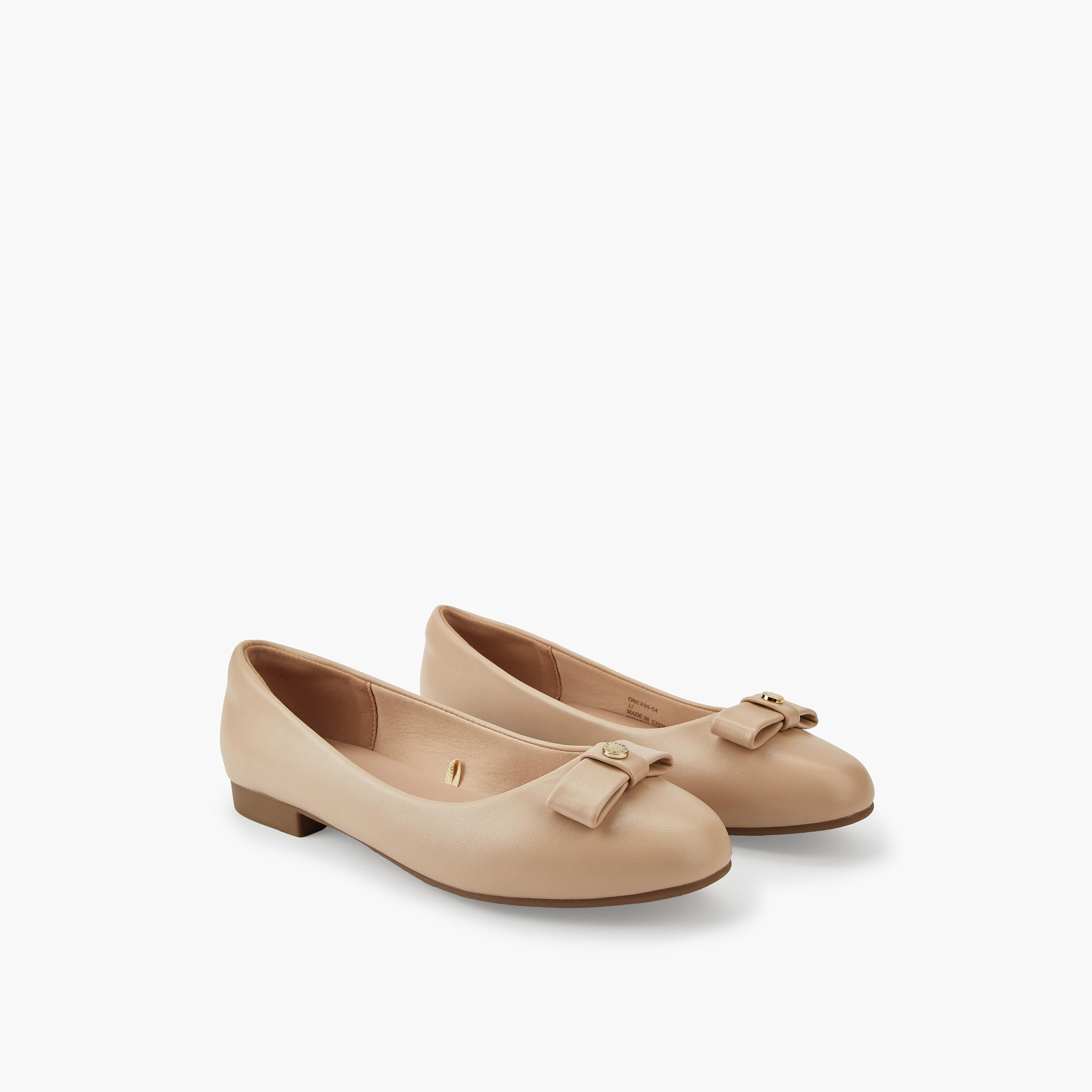 Flora Bella Bow Detail Ballerina Shoes-women-shoes-ballerinas-image-1