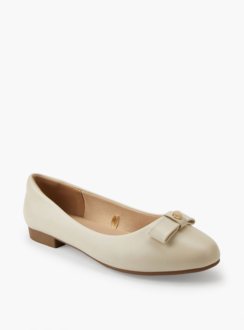 Flora Bella Bow Detail Ballerina Shoes-women-shoes-ballerinas-image-3