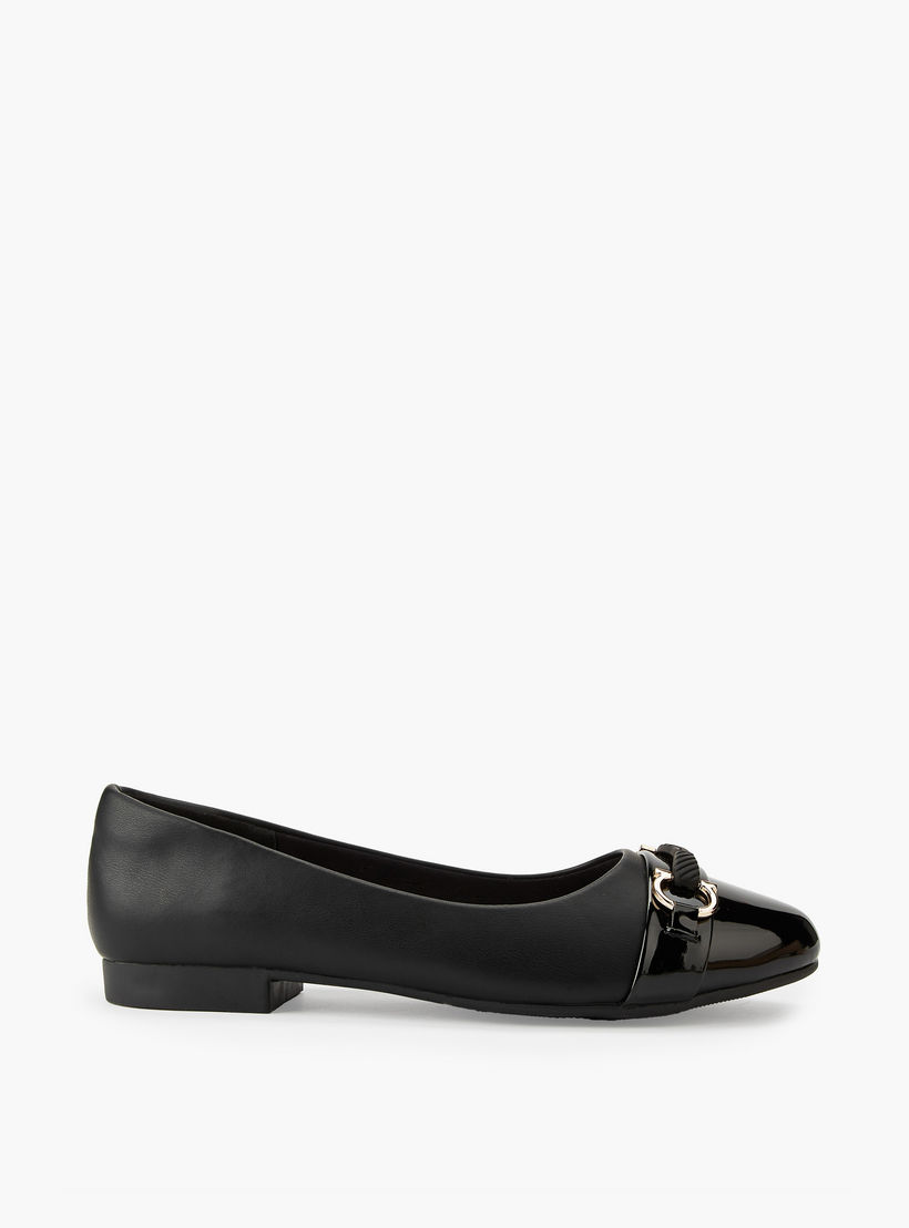 حذاء باليرينا بزينة معدنية من فلورا بيلا-women-shoes-ballerinas-image-2