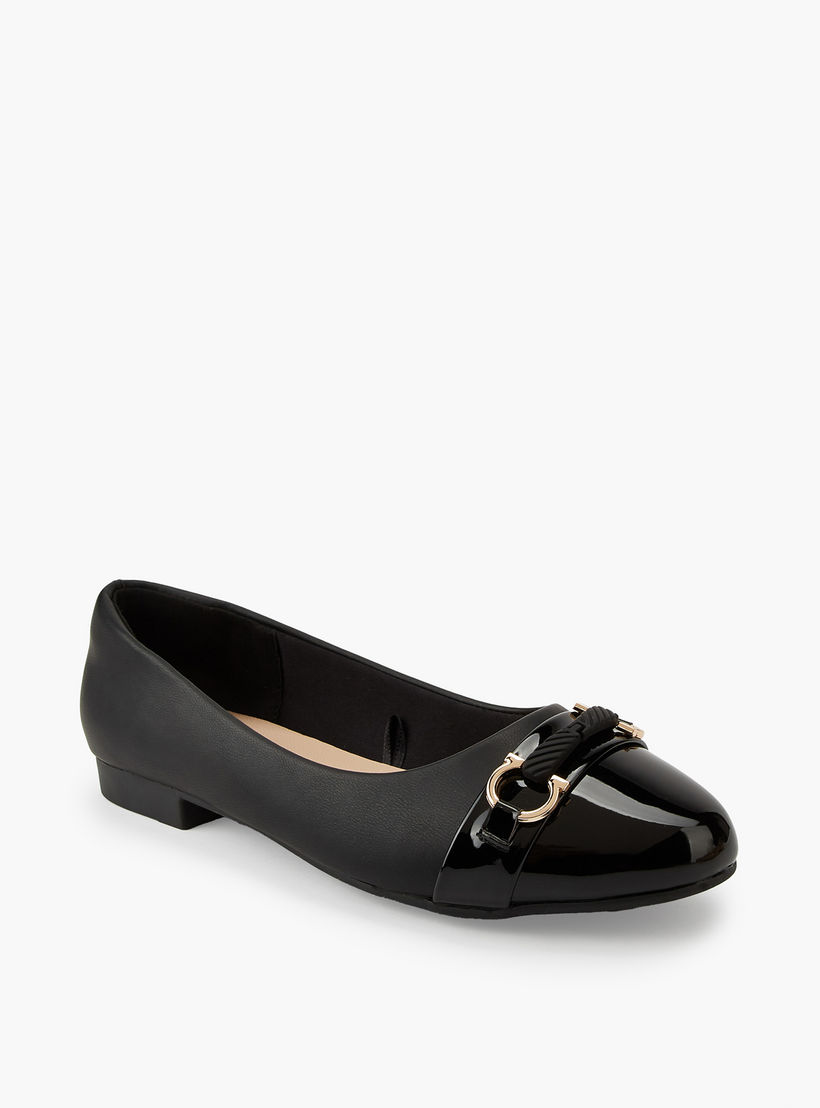 حذاء باليرينا بزينة معدنية من فلورا بيلا-women-shoes-ballerinas-image-3