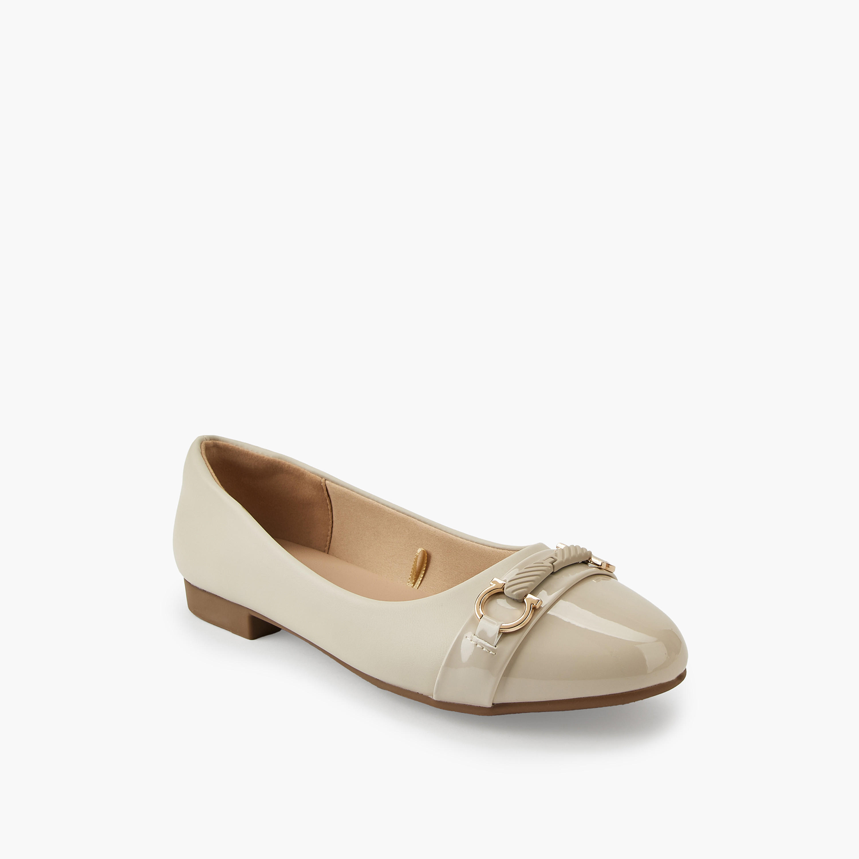 Flora Bella Metal Accent Ballerina Shoes-women-shoes-ballerinas-image-3