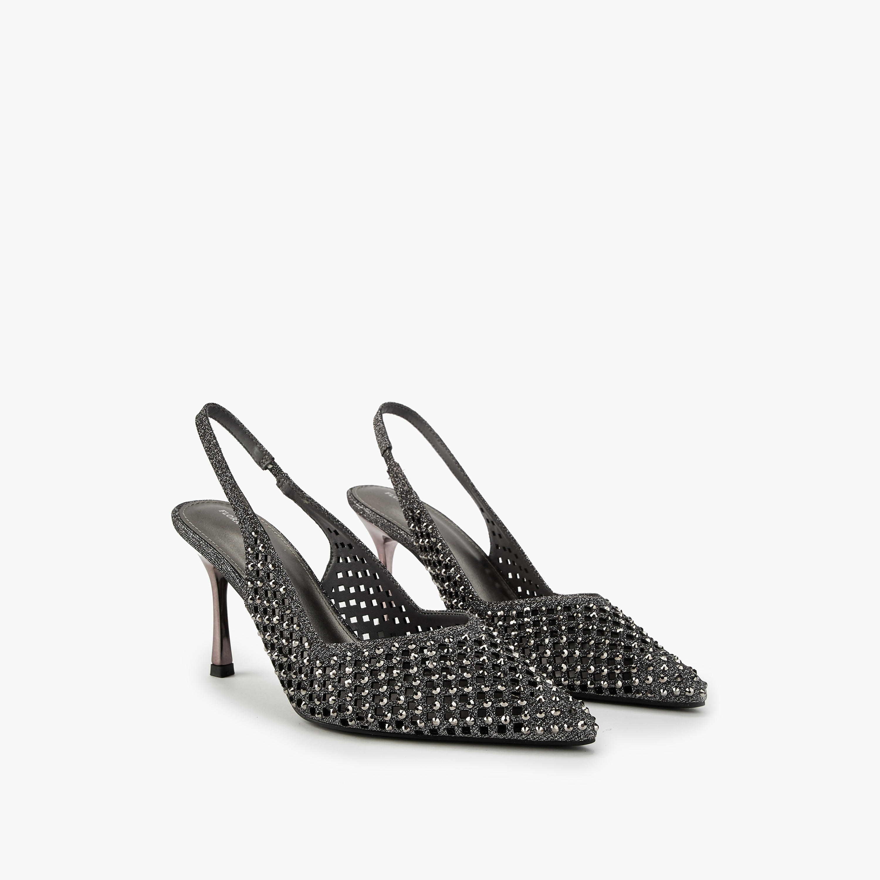 حذاء مزين بكعب ستيليتو ومقدمة مدببة وحزام خلفي من فلورا بيلا-women-shoes-heels-image-1