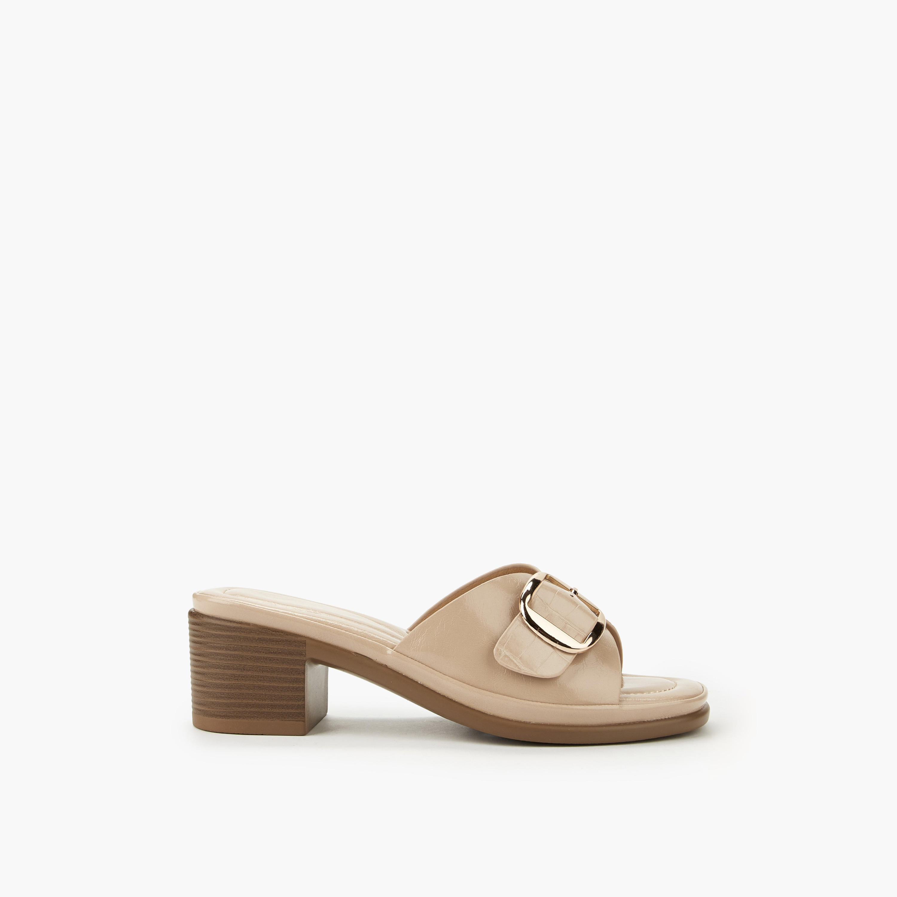 Flora Bella Women Buckle Detail Block Heel Sandals-women-shoes-sandals-heeled-image-3