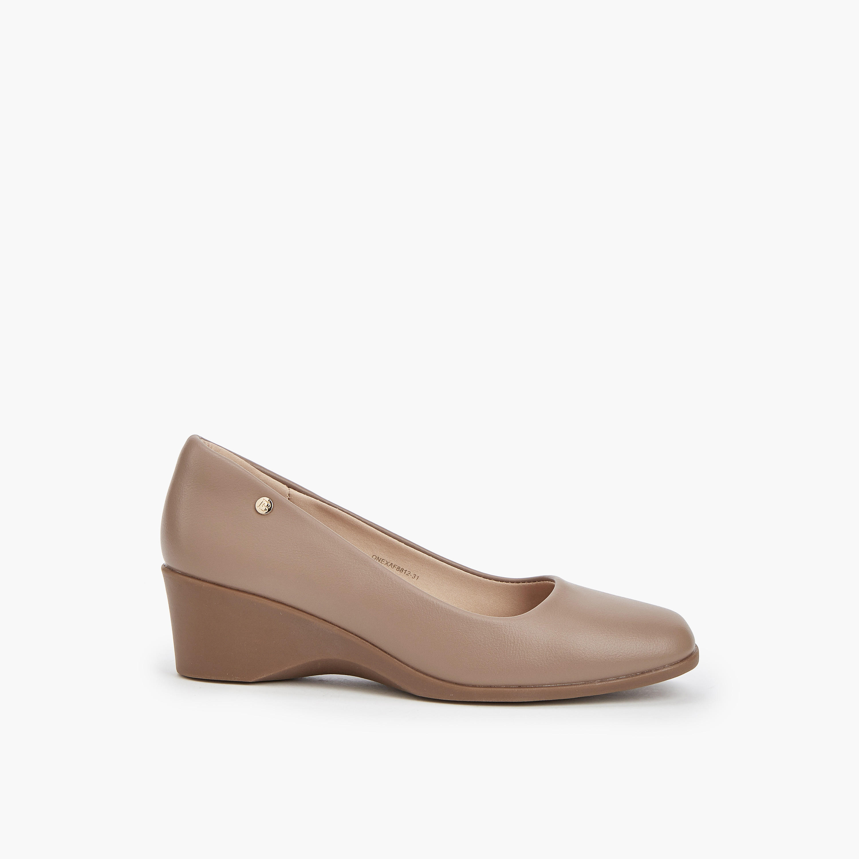 Flora Bella Solid Balleina Shoes with Wedge Heels-women-shoes-ballerinas-image-3