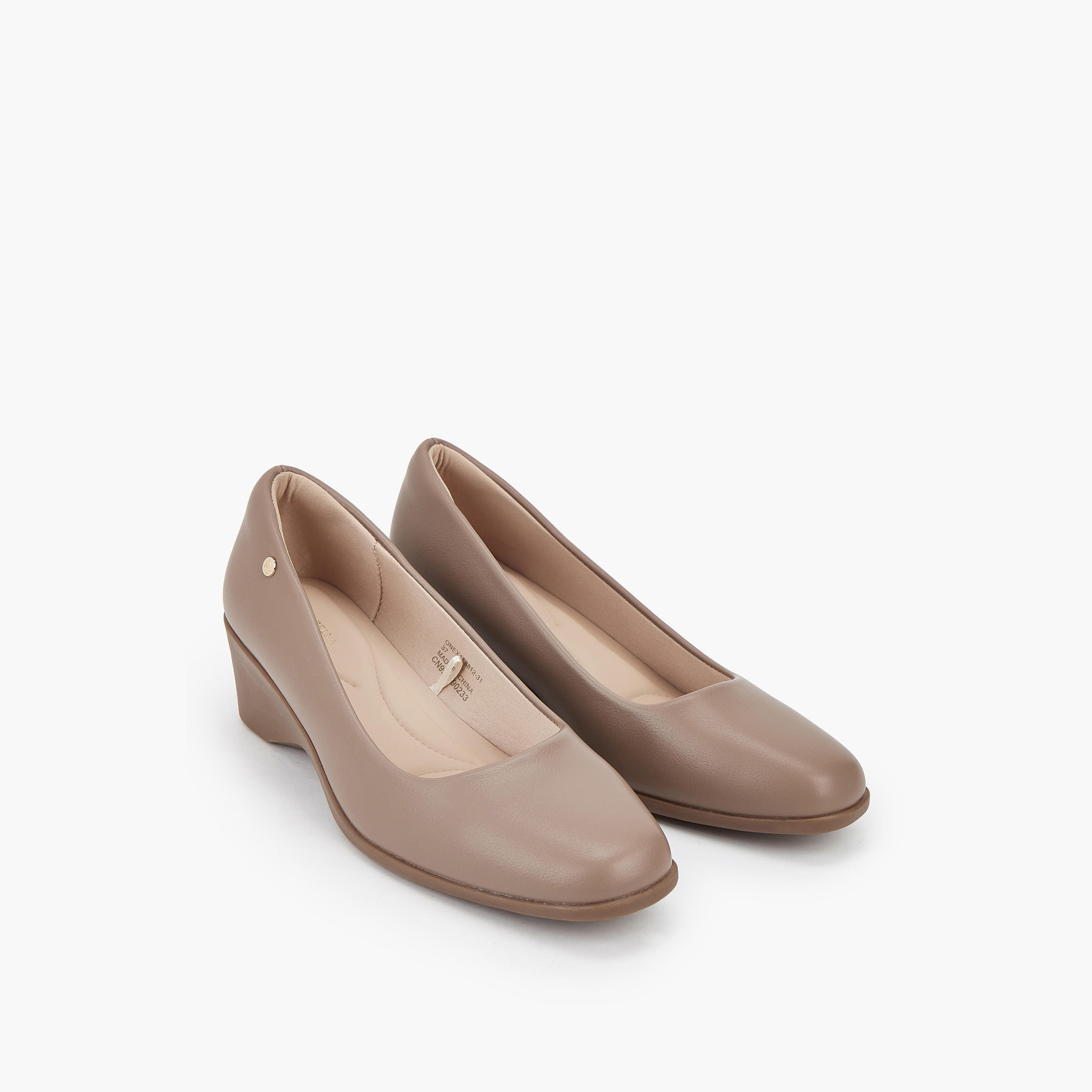 Flora Bella Solid Balleina Shoes with Wedge Heels-women-shoes-ballerinas-image-1