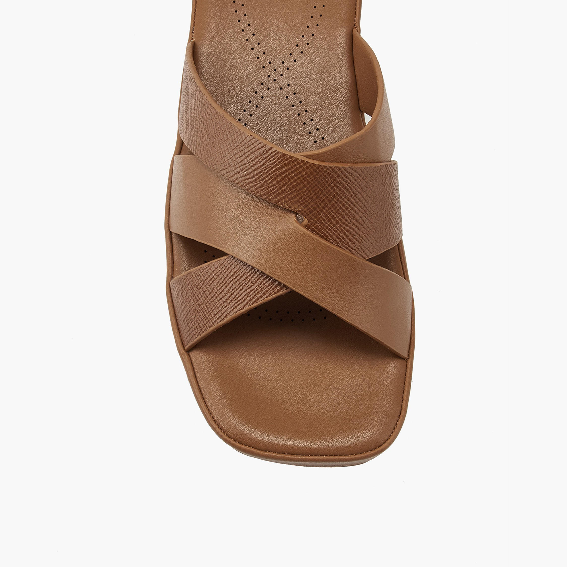 Flora Bella Textured Criss-Cross Wedge Sandals-women-shoes-sandals-heeled-image-4