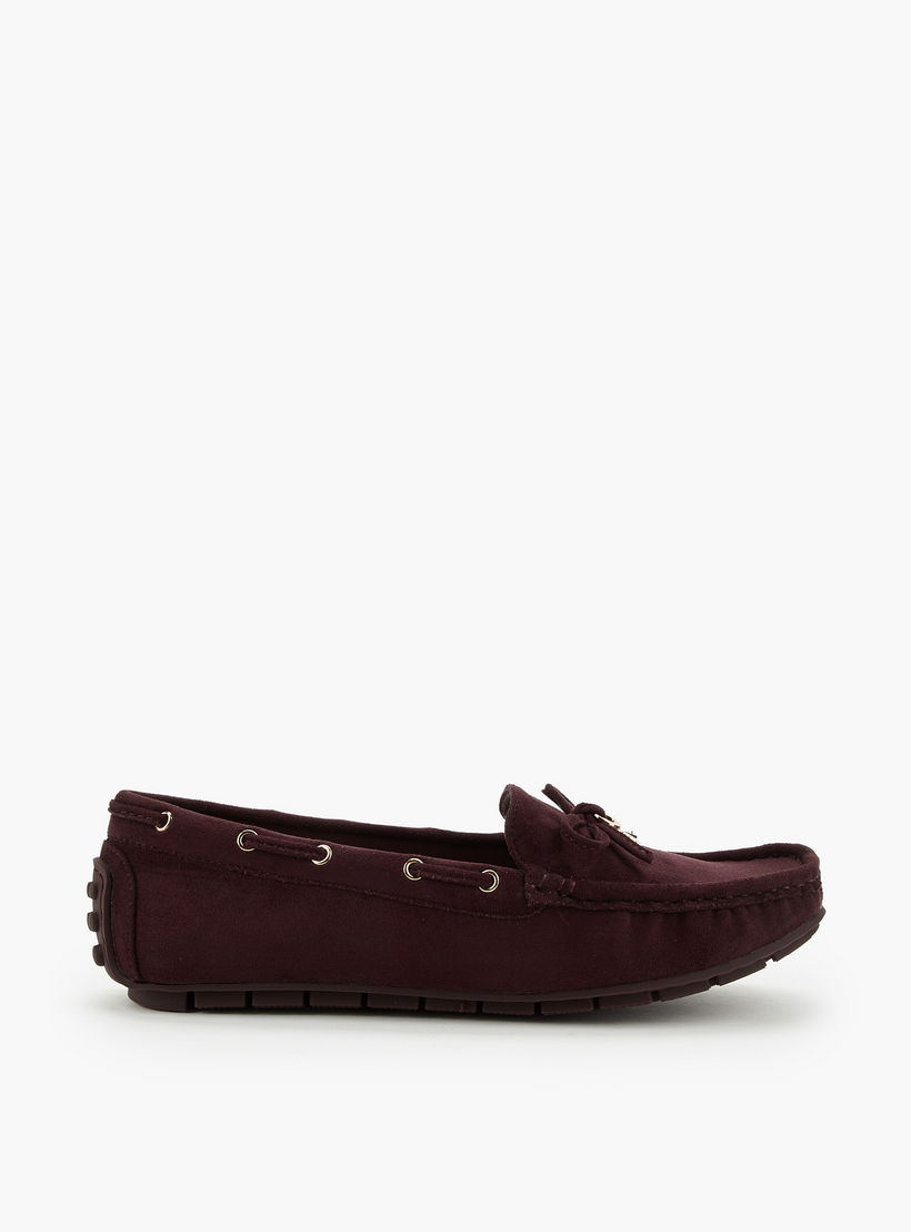 حذاء موكاسين نسائي مزين بفيونكة للنساء من فلورا بيلا-women-shoes-flats-moccasins-image-3
