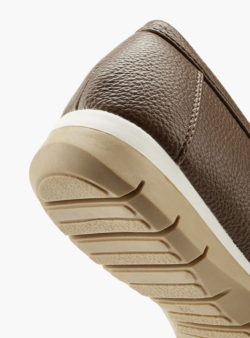 Flora Bella Textured Loafers with Metal Accent-women-shoes-loafersandmoccasins-image-5
