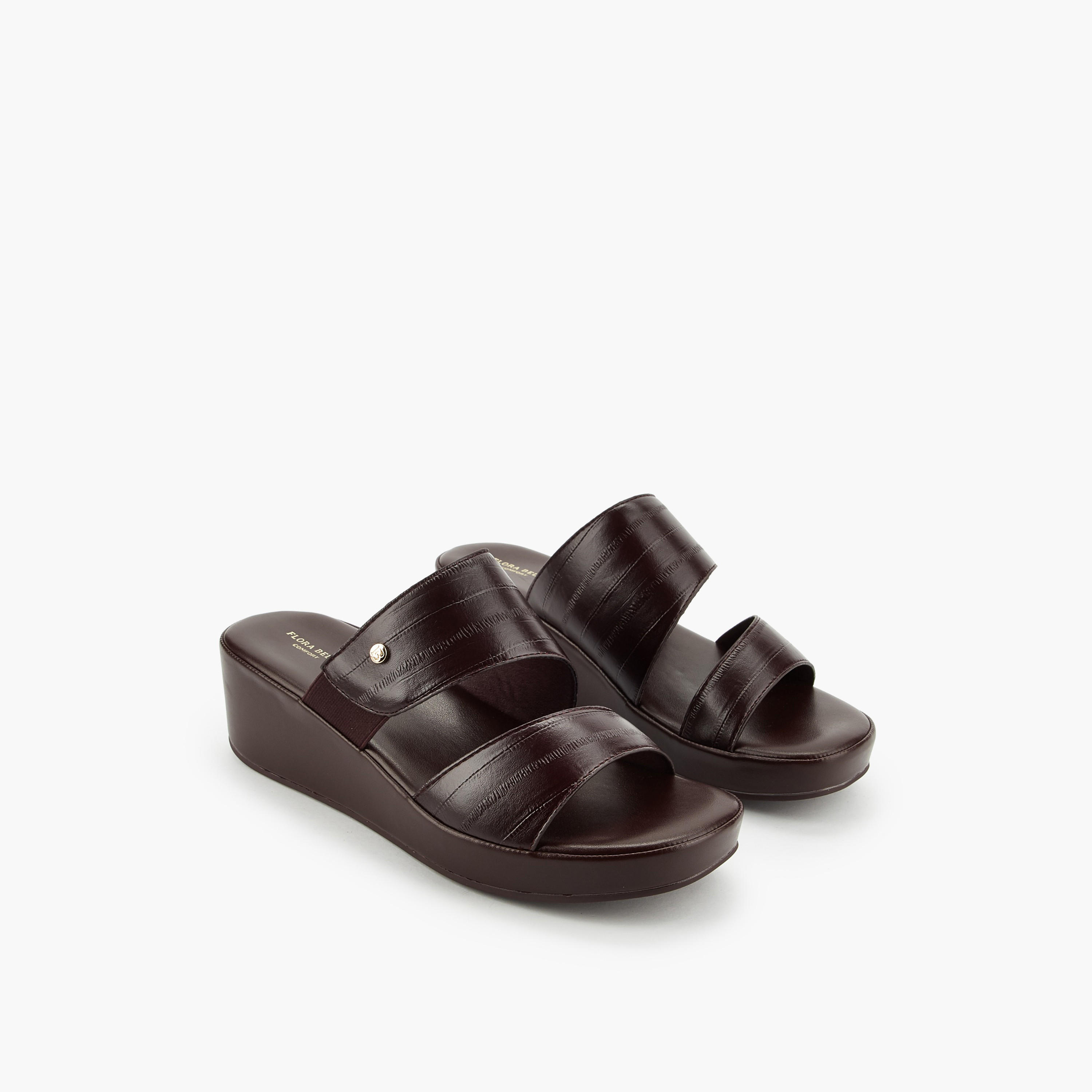 صندل نسائي بكعب ويدج مريح للنساء من فلورا بيلا-women-shoes-sandals-heeled-image-1