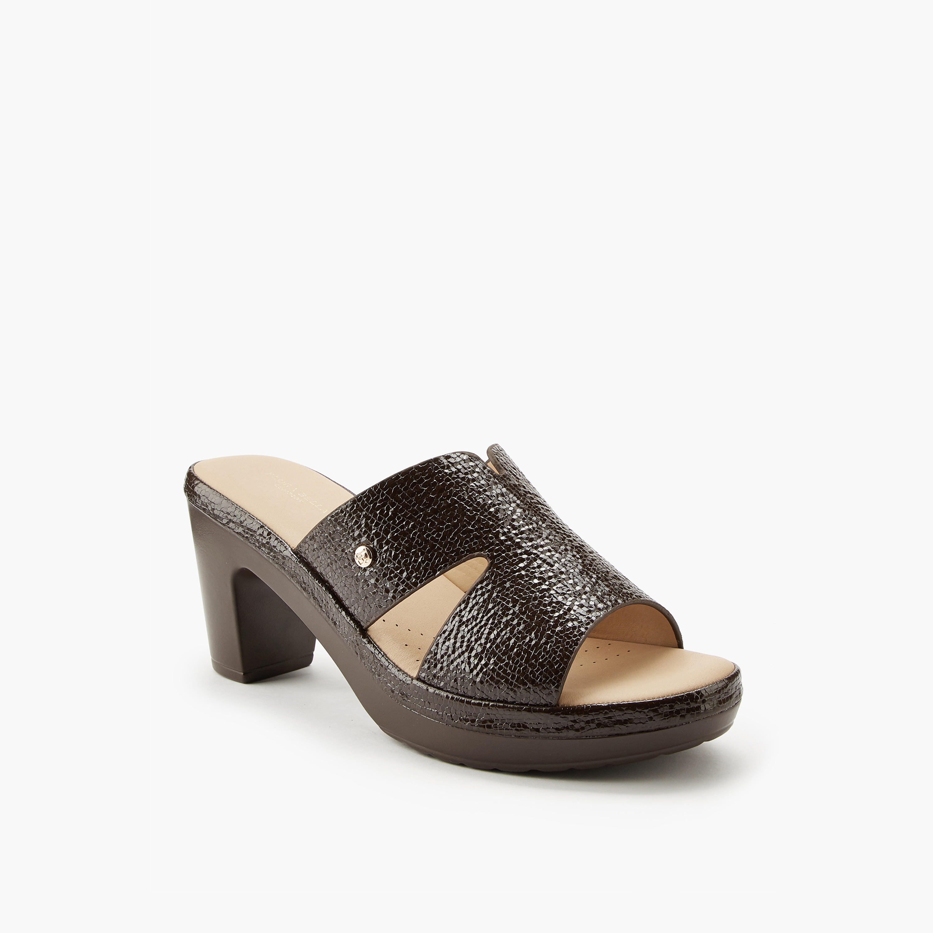 Flora Bella Textured Slip-On Sandals with Block Heels-women-shoes-sandals-heeled-image-3