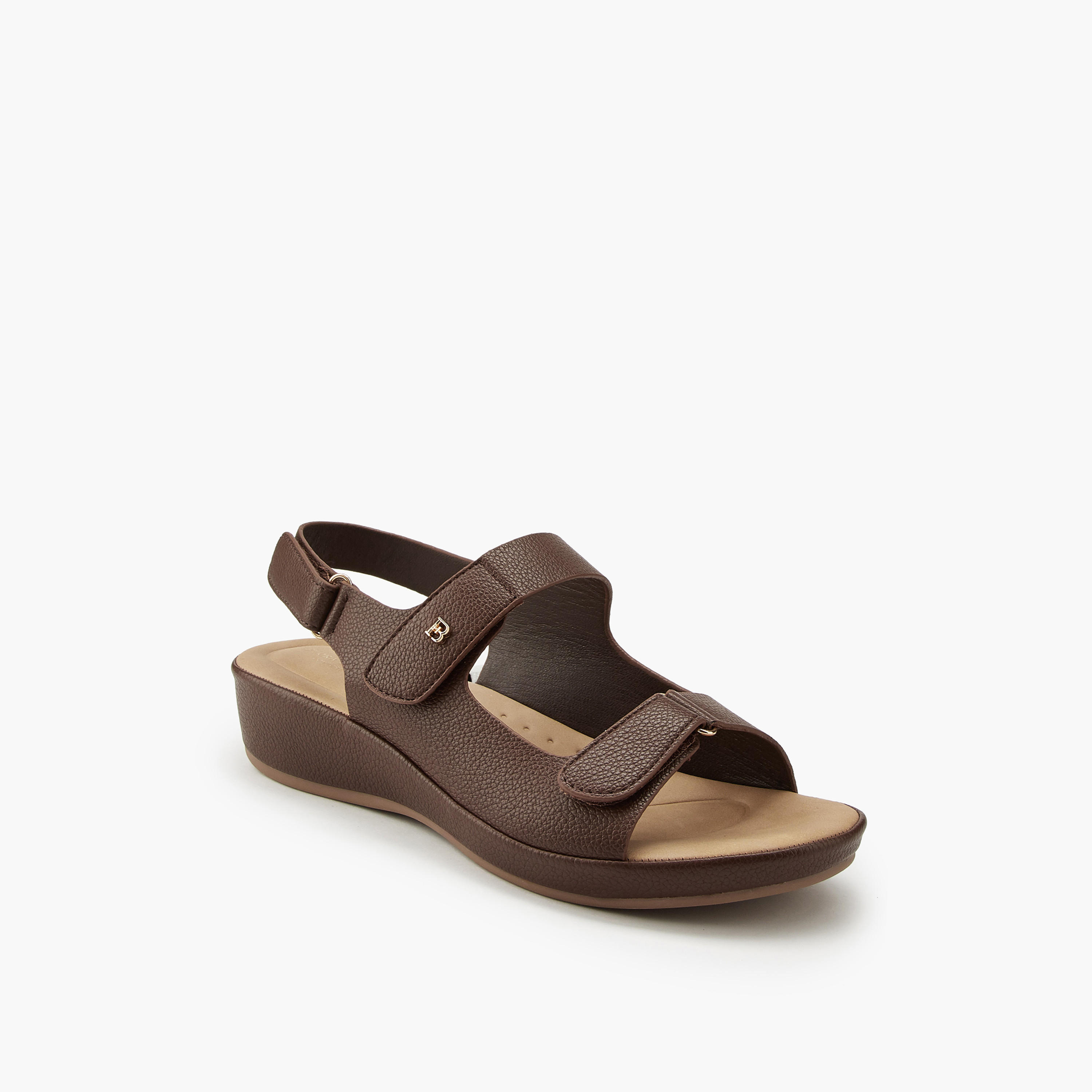 صندل سادة بشريط إغلاق من فلورا بيلا-women-shoes-sandals-heeled-image-2