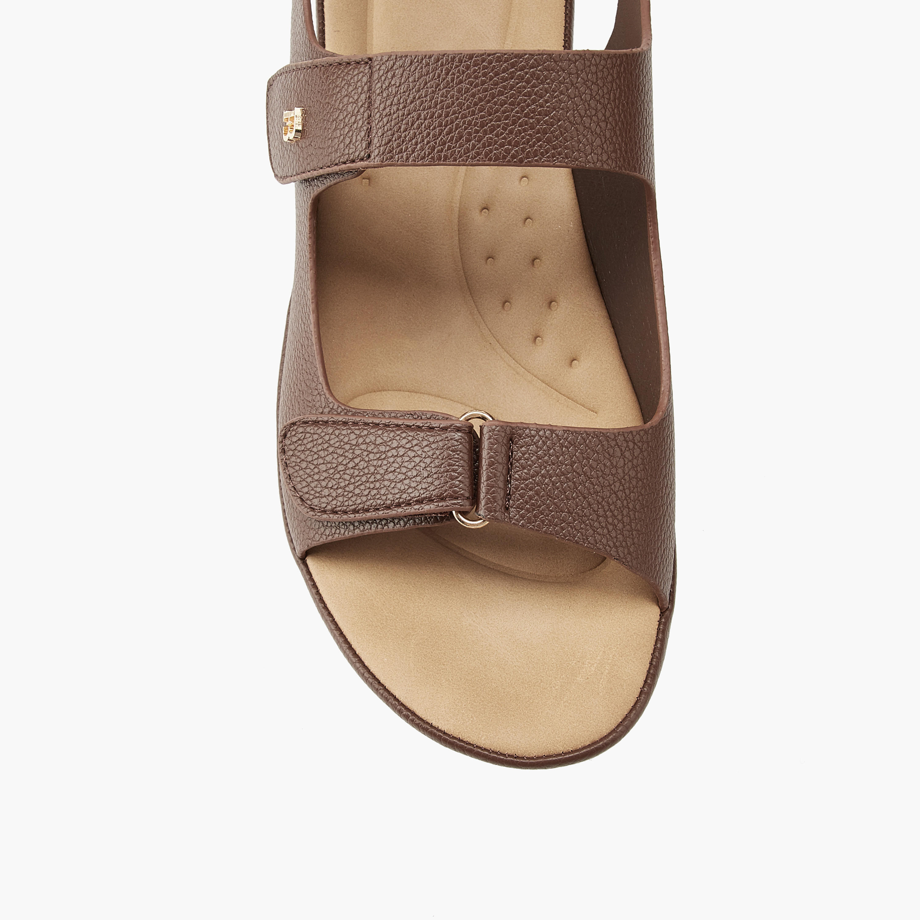صندل سادة بشريط إغلاق من فلورا بيلا-women-shoes-sandals-heeled-image-4