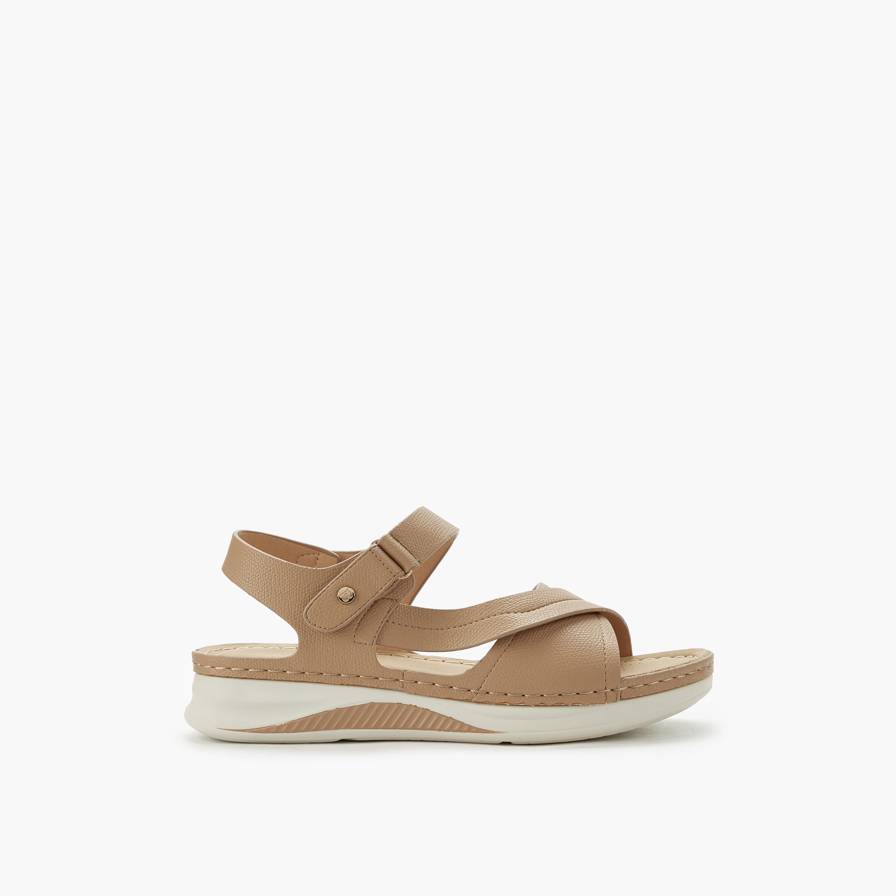 Flora Bella Women Hook & Loop Cross Strap Sandals-women-shoes-flats-sandals-image-3