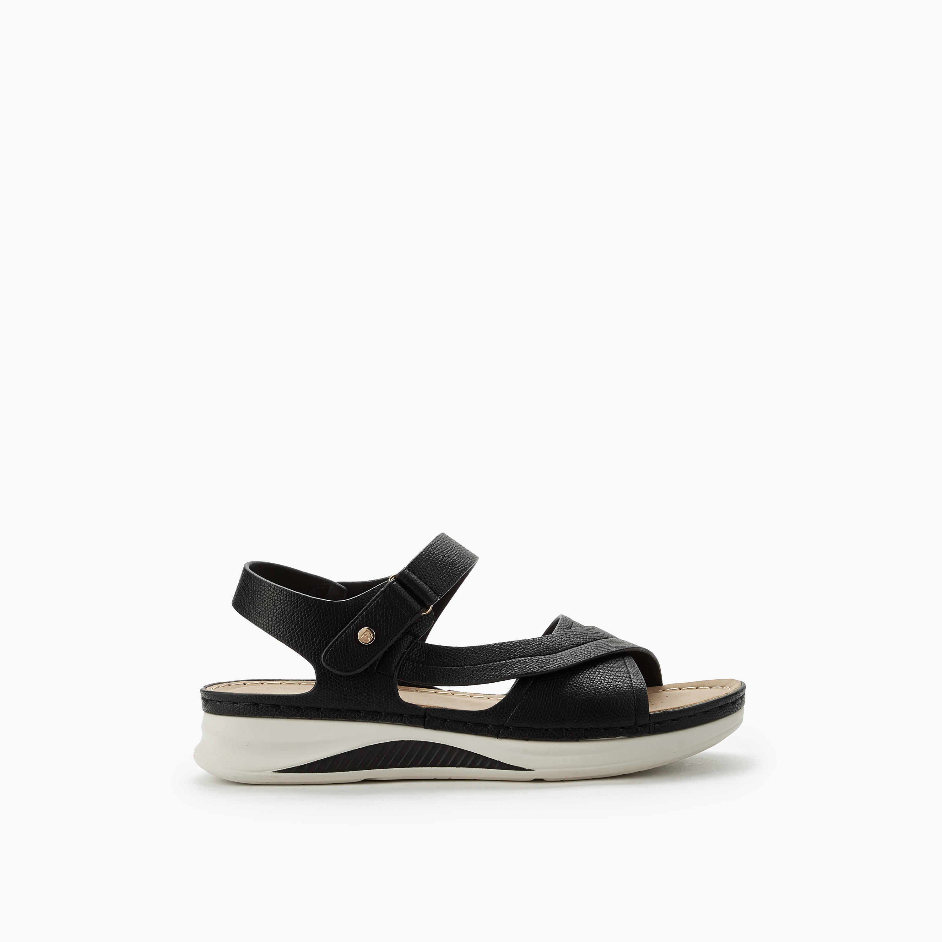 Flora Bella Women Hook & Loop Cross Strap Sandals-women-shoes-flats-sandals-image-2