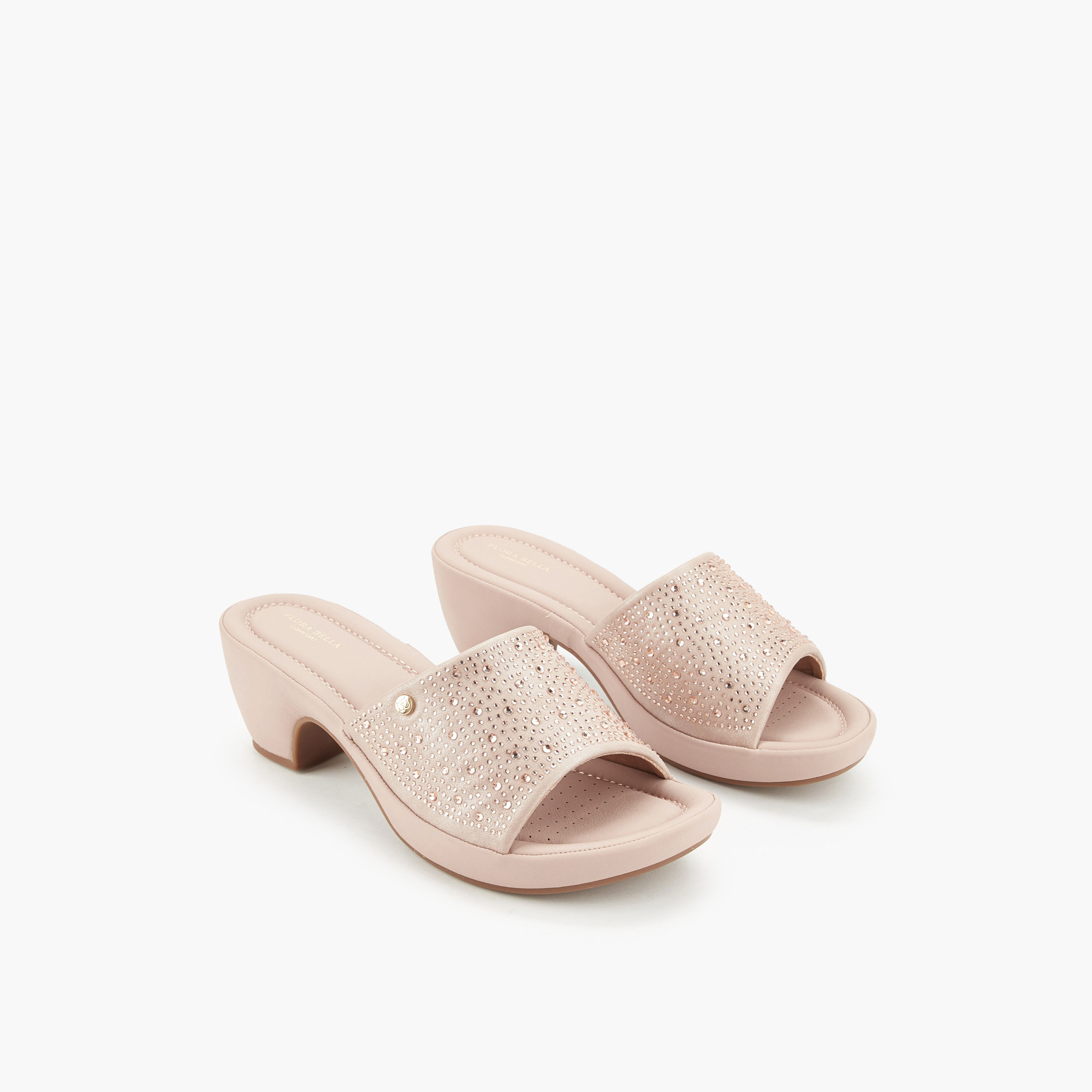 صندل بكعب عريض وزينة للنساء من فلورا بيلا-women-shoes-sandals-heeled-image-11