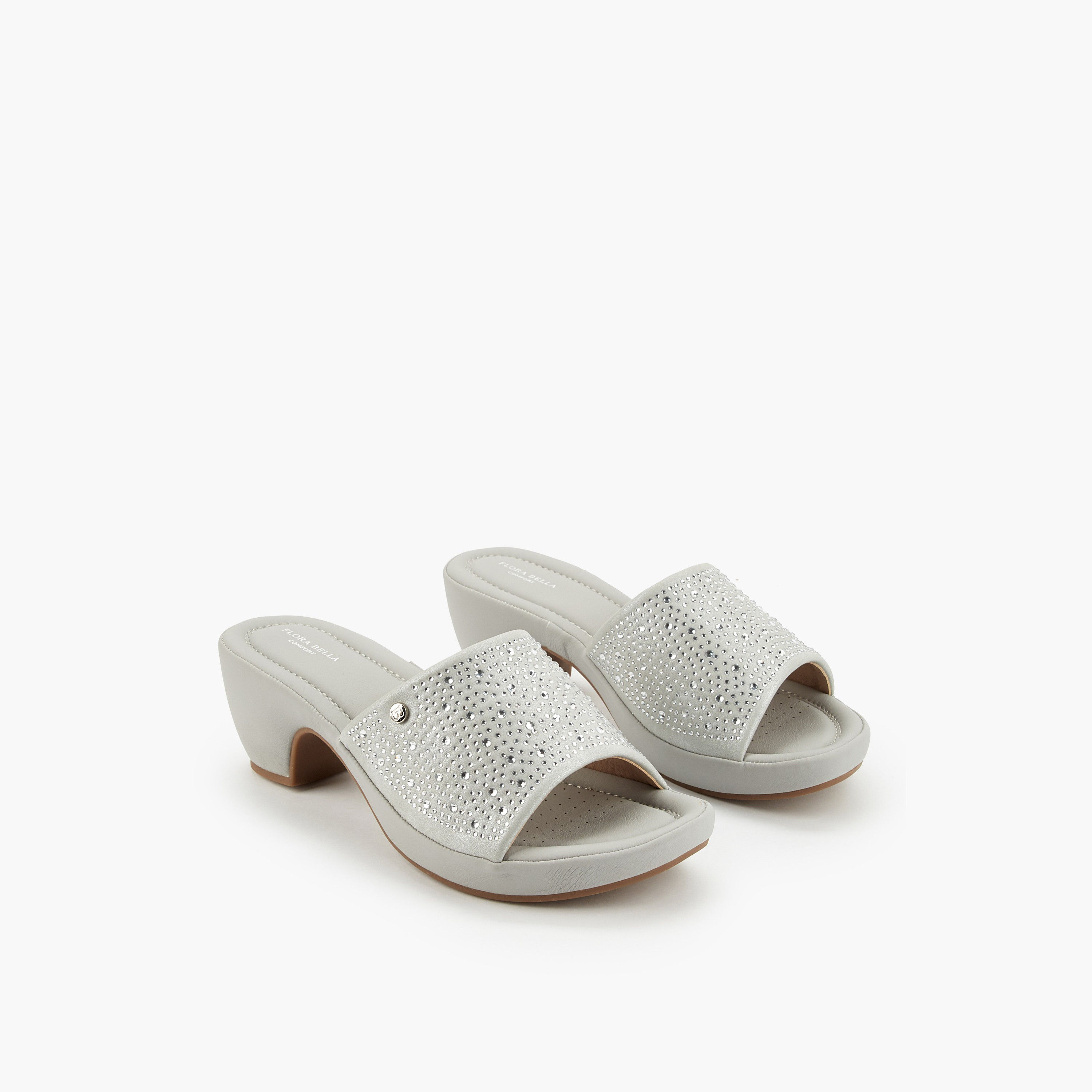 صندل بكعب عريض وزينة للنساء من فلورا بيلا-women-shoes-sandals-heeled-image-1