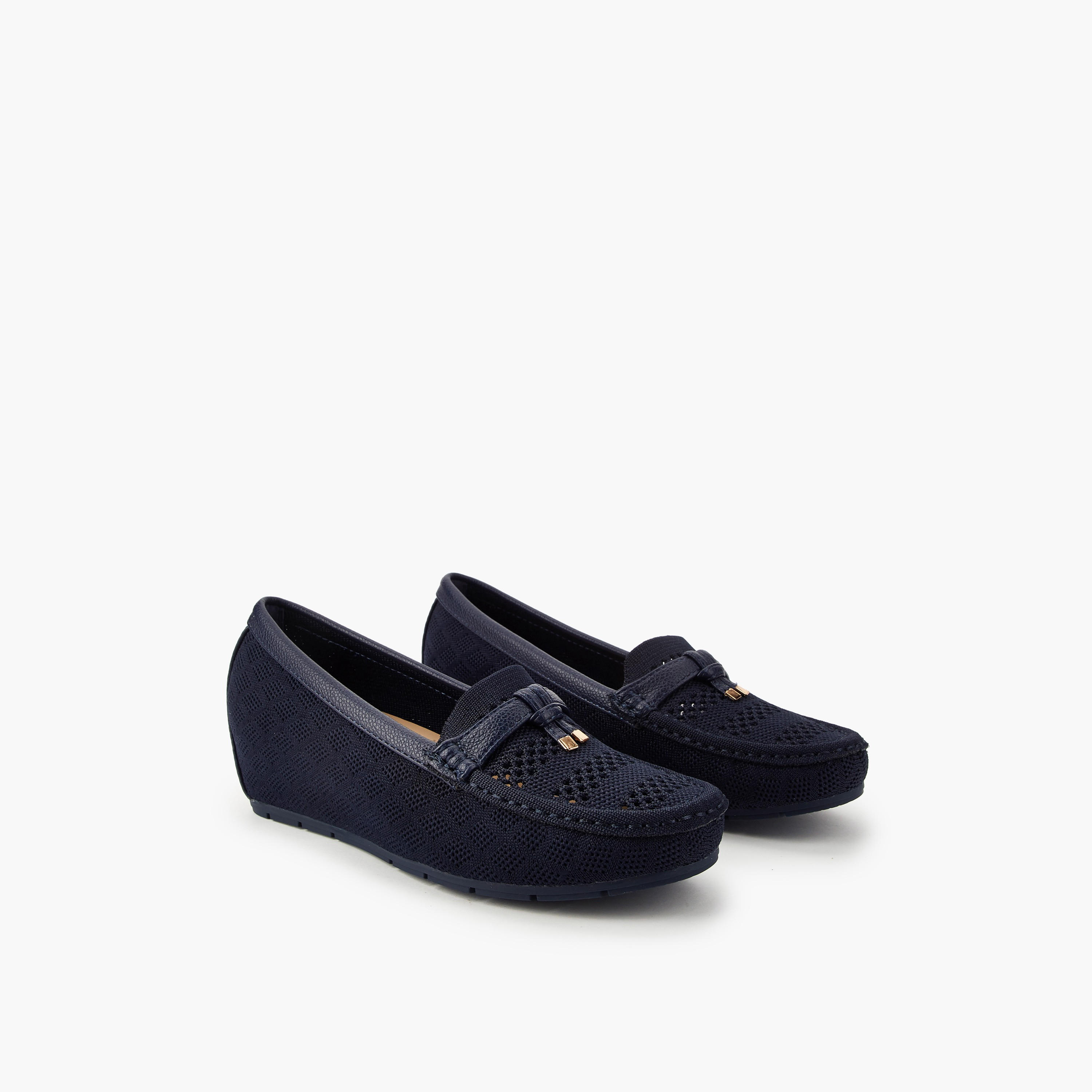 Flora Bella Women Perforated Wedge Heel Loafers-women-shoes-loafersandmoccasins-image-1