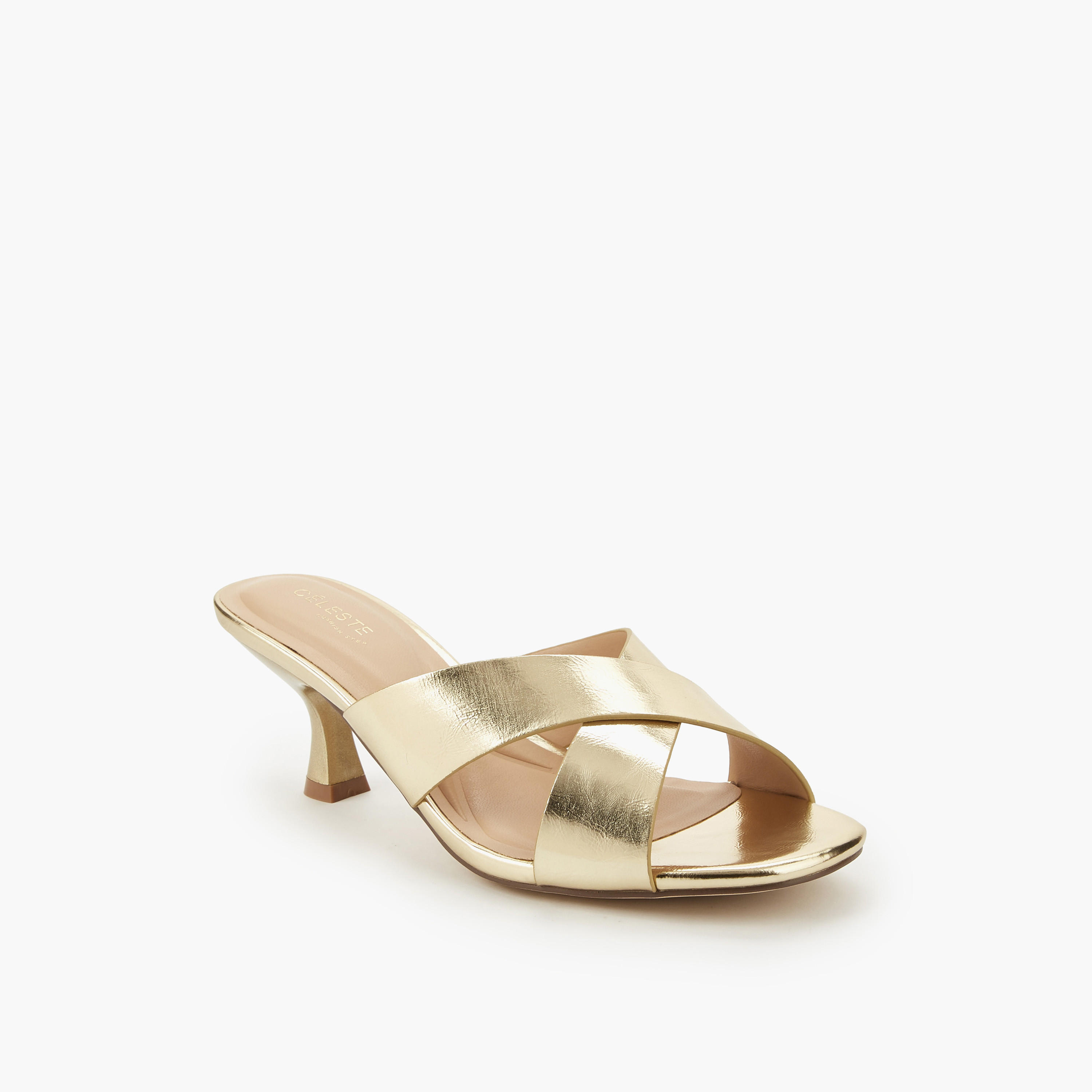 Celeste Women Cross Strap Kitten Heel Sandals-women-shoes-sandals-heeled-image-3