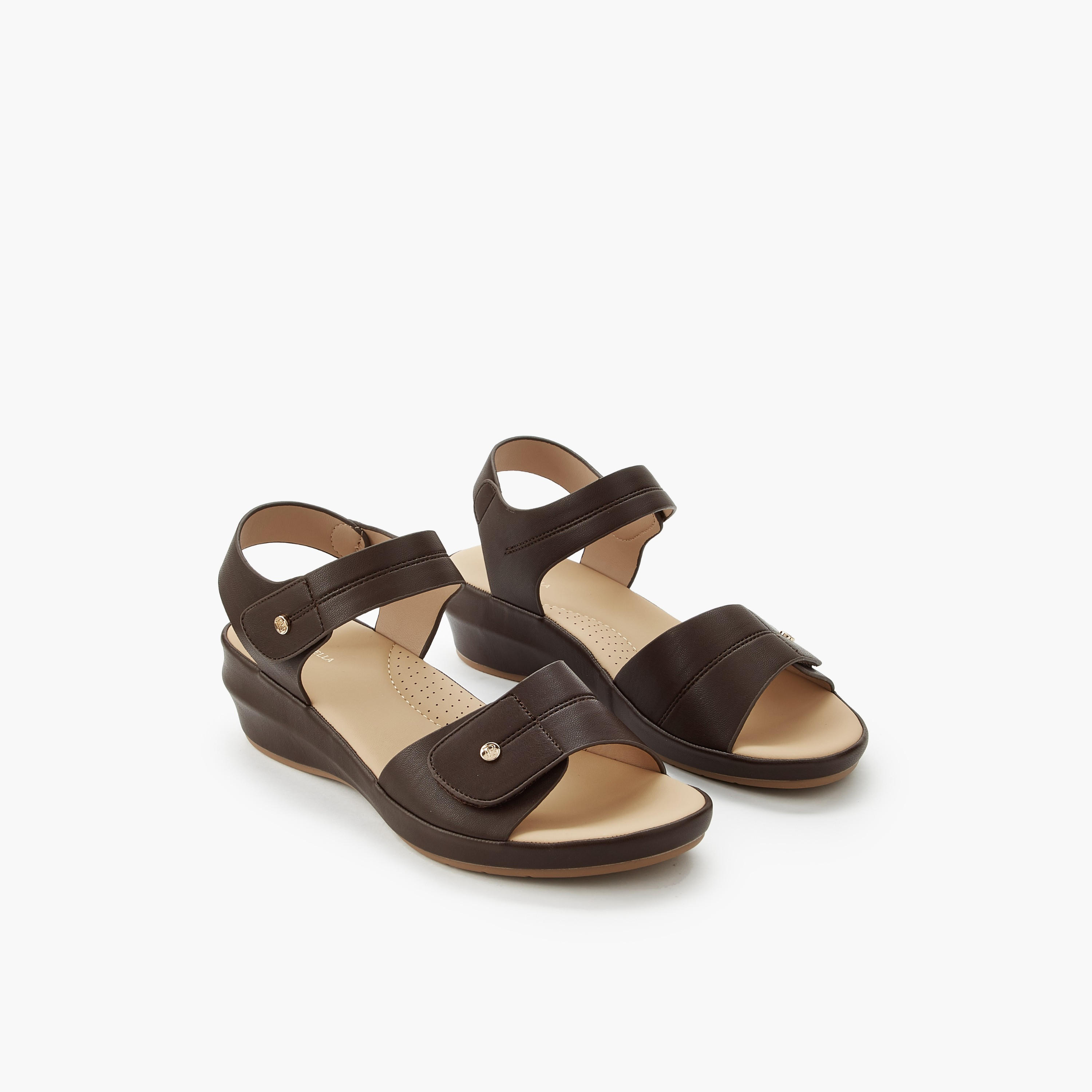 Flora Bella Women Wedge Heel Comfort Sandals-women-shoes-sandals-heeled-image-1